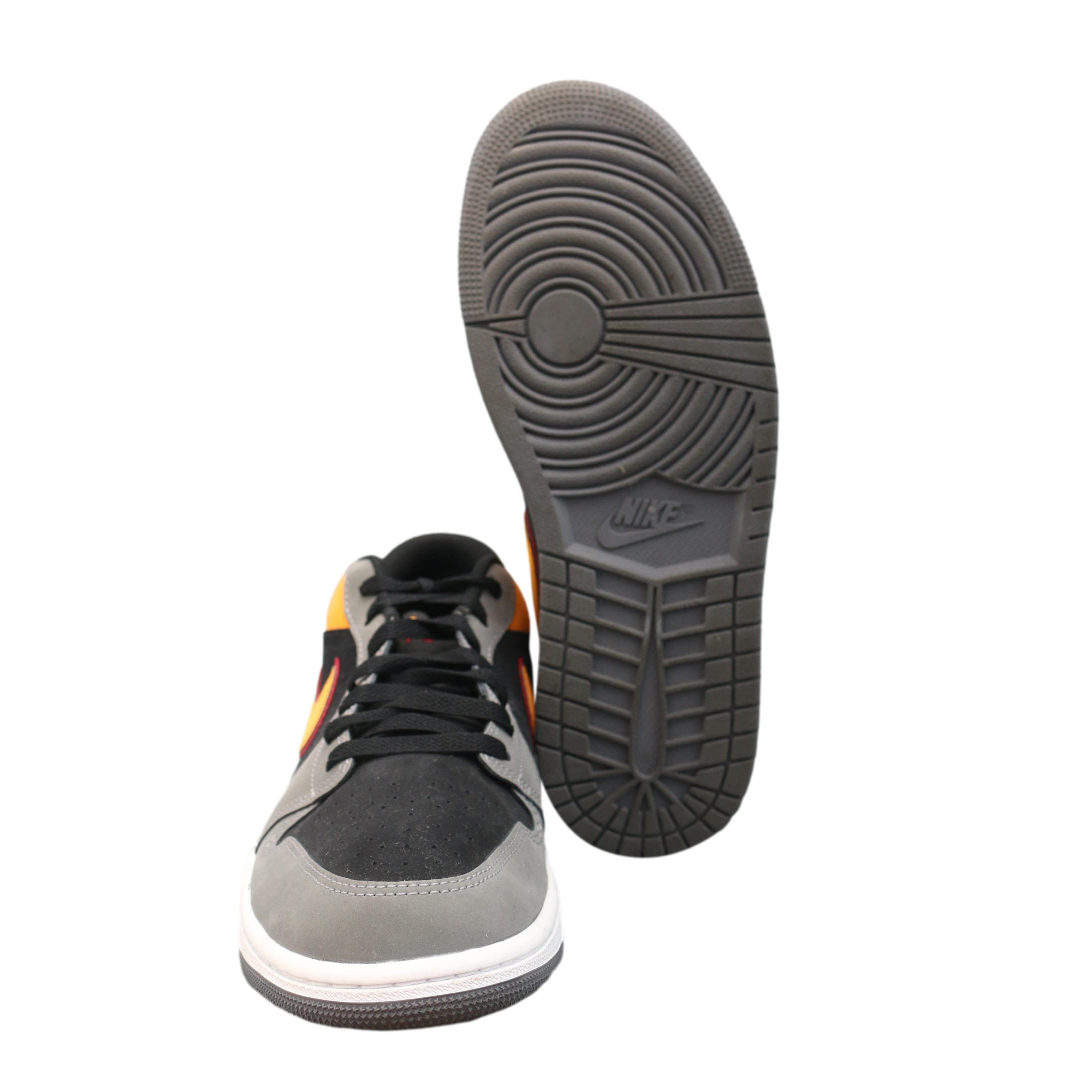 Tênis Nike Air Jordan 1 Low SE Laranja e Cinza - Tamanho 8.5 US