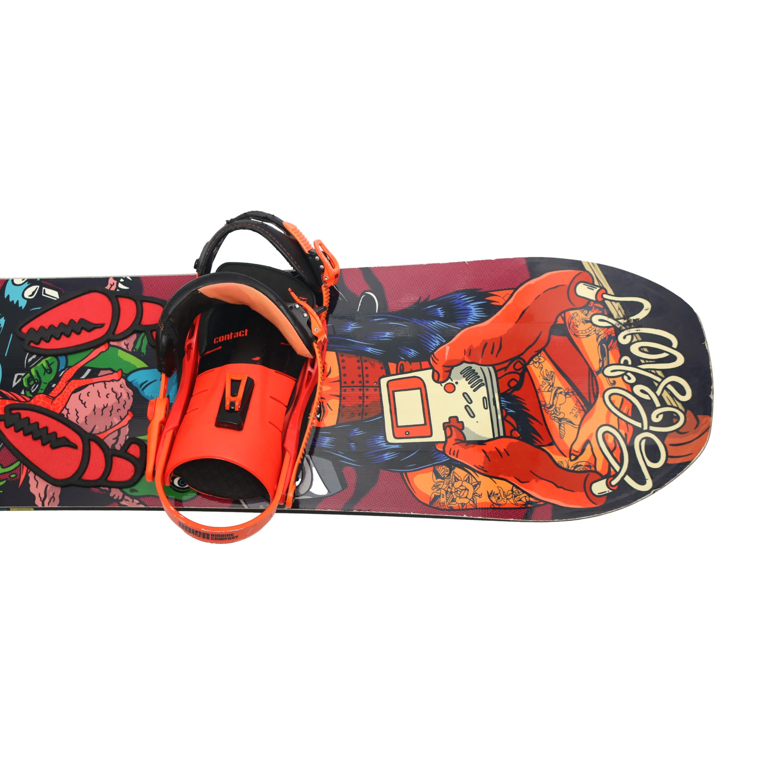Pancha Snowboard Lobster Freestyle Multicolor Com Capa Dakine - Tamanho 150 - 159 cm