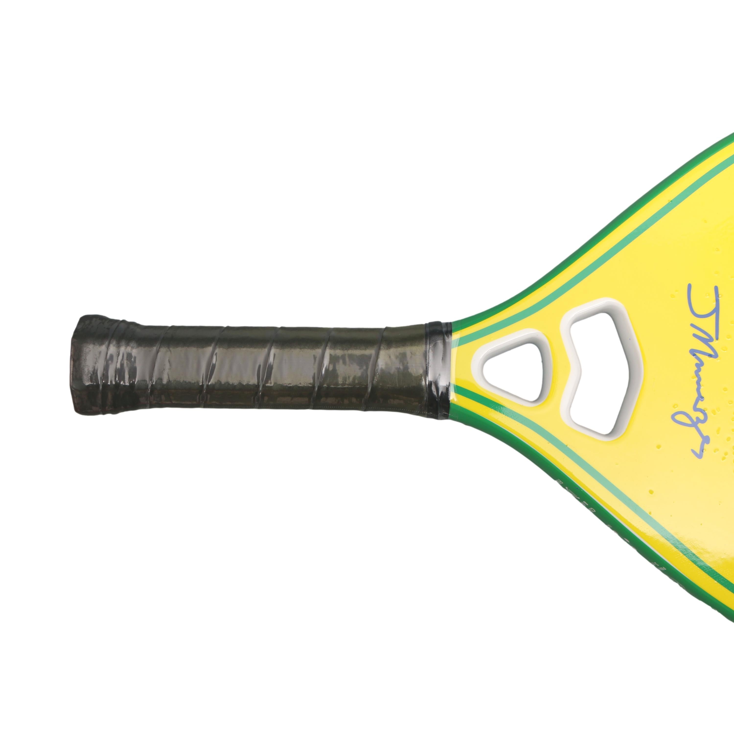 Raquete Unissex Beach Tennis Tatu Fibra João Menezes Brasil Com Capa - Tamanho 500mm X 22mm