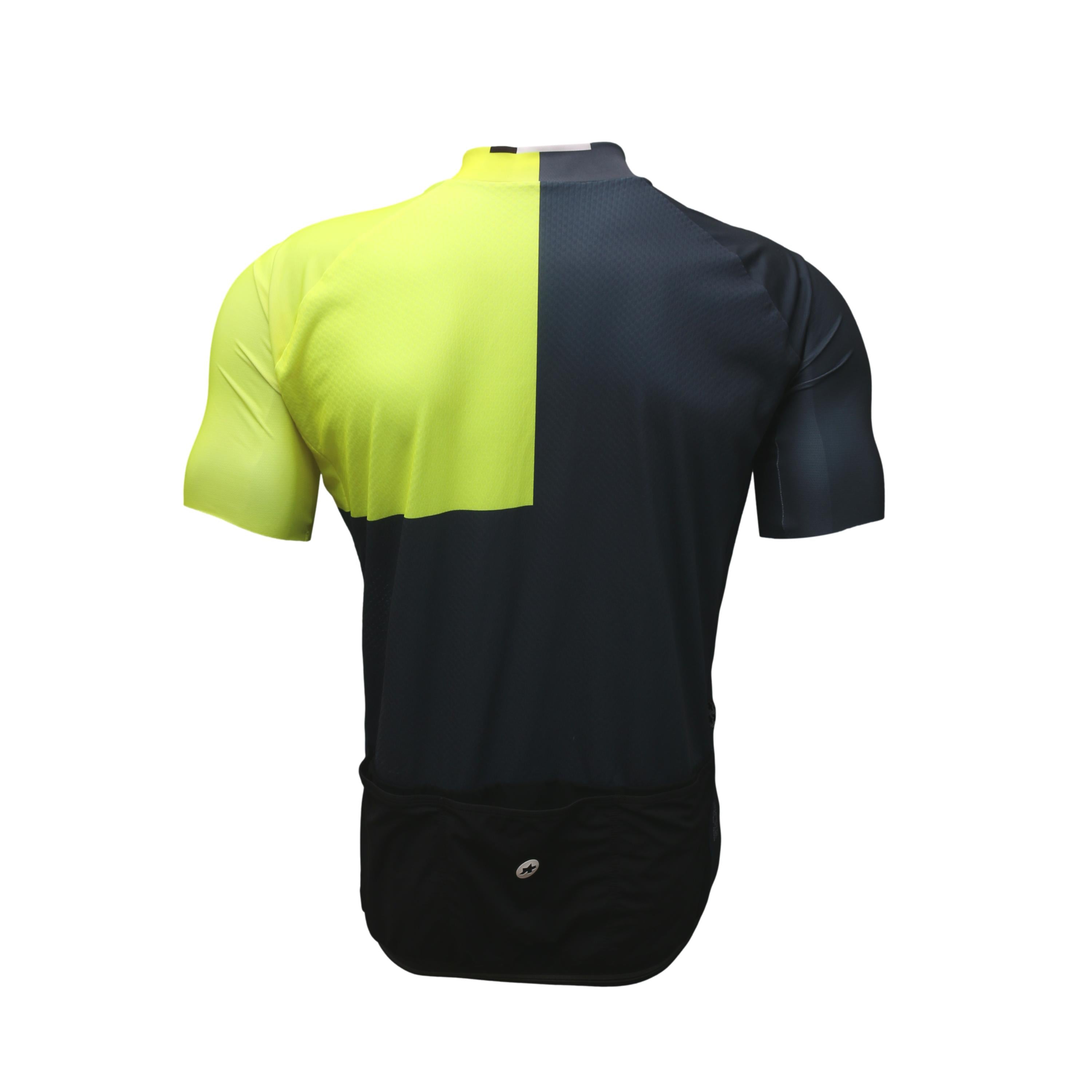 Jersey Masculina Ciclismo Assos Mille GT Cinza e Amarelo Neon - Tamanho XL