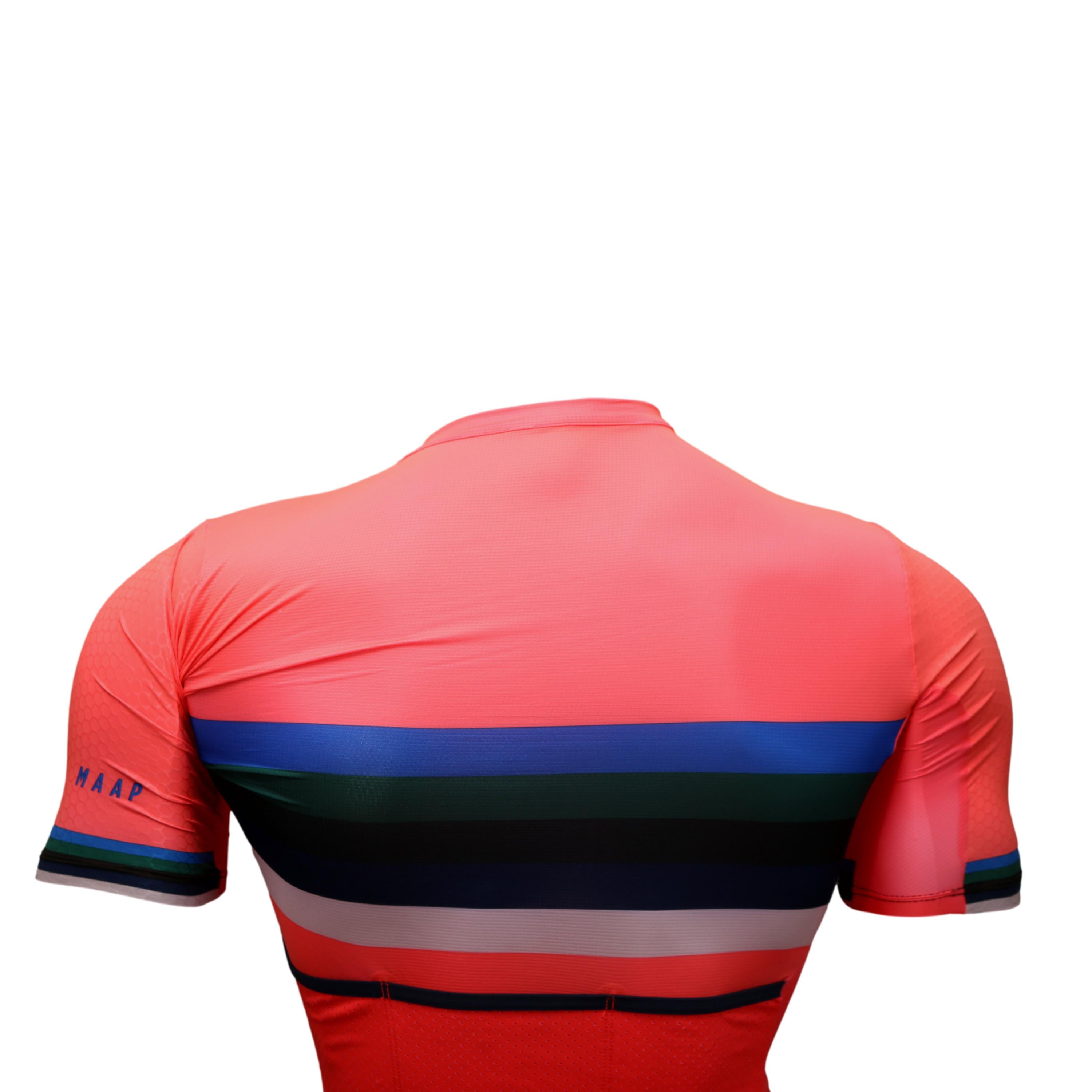 Jersey Feminina Ciclismo MAAP Worlds Pro Hex Rosa Coral - Tamanho XS