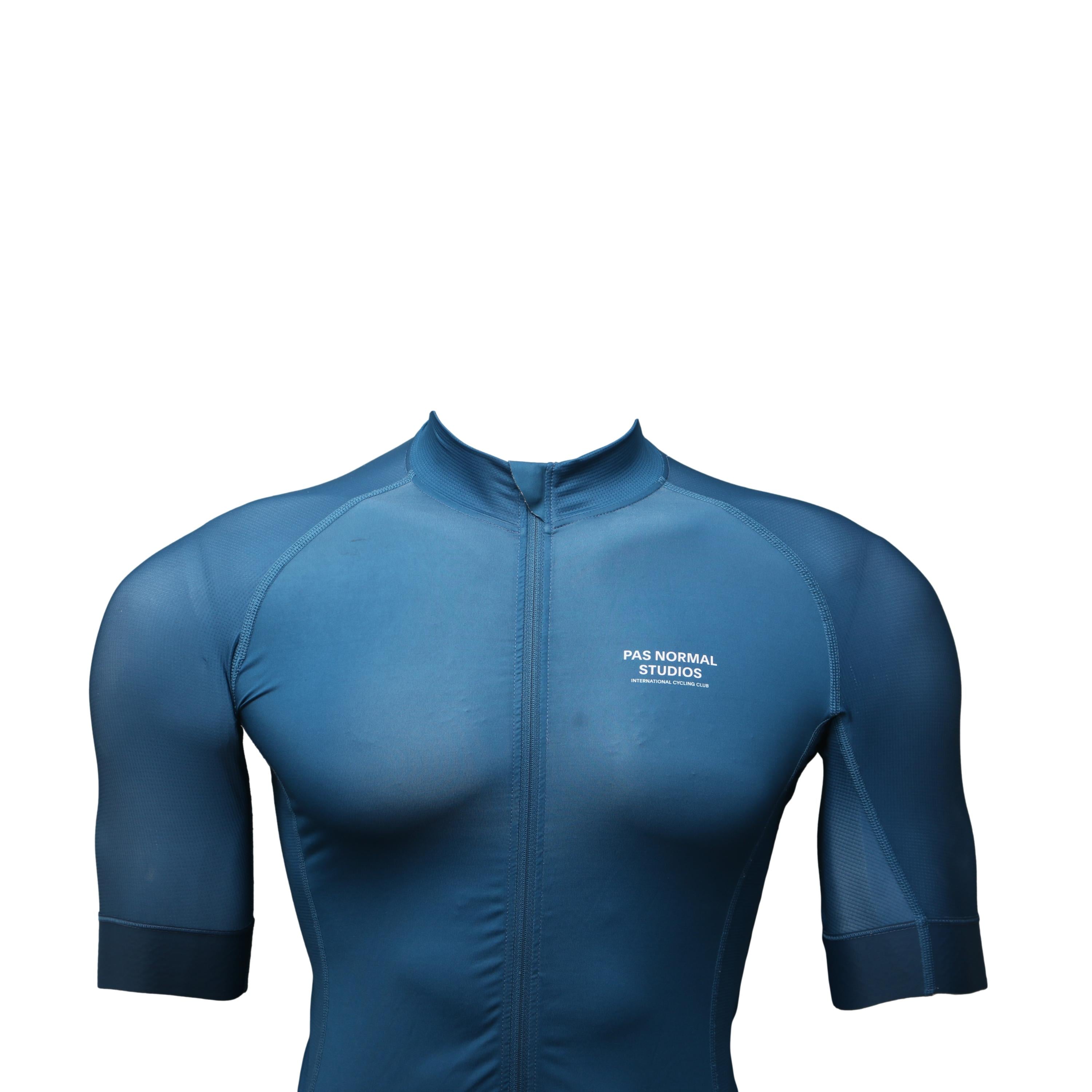 Jersey Masculino Ciclismo PAS Mechanism Trikot Azul Navy - Tamanho L