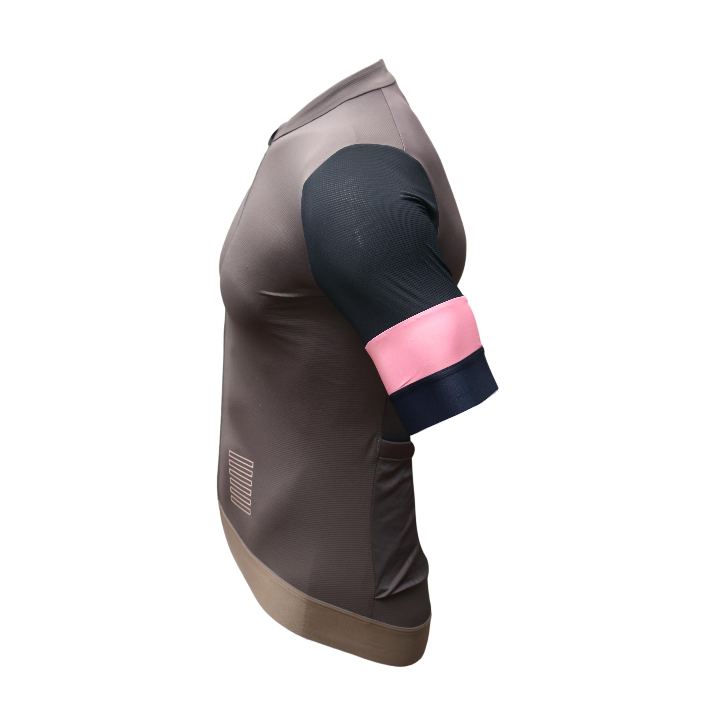 Jersey Masculino Ciclismo Rapha Pro Team Cinza, Preto e Rosa - Tamanho M