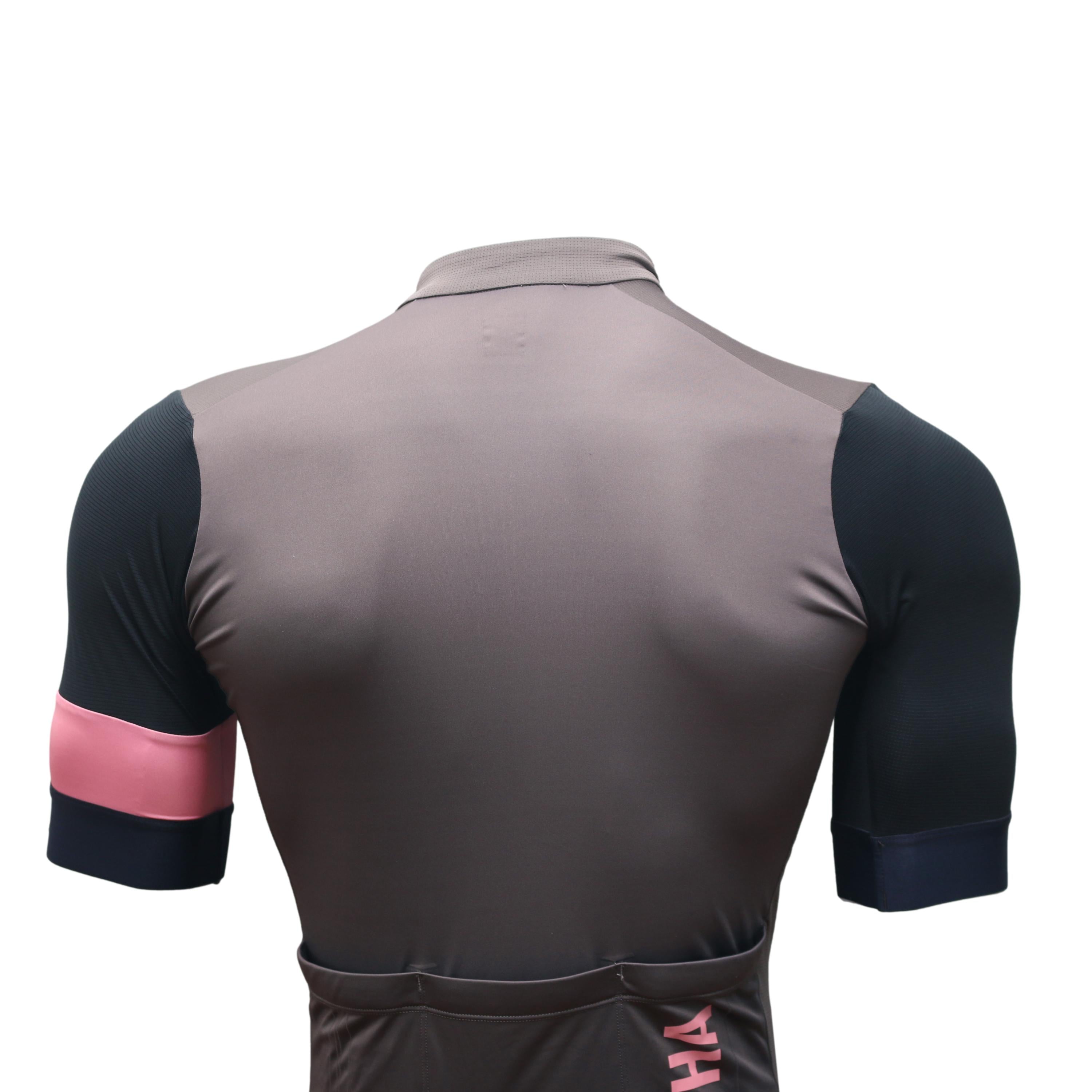 Jersey Masculino Ciclismo Rapha Pro Team Cinza, Preto e Rosa - Tamanho M
