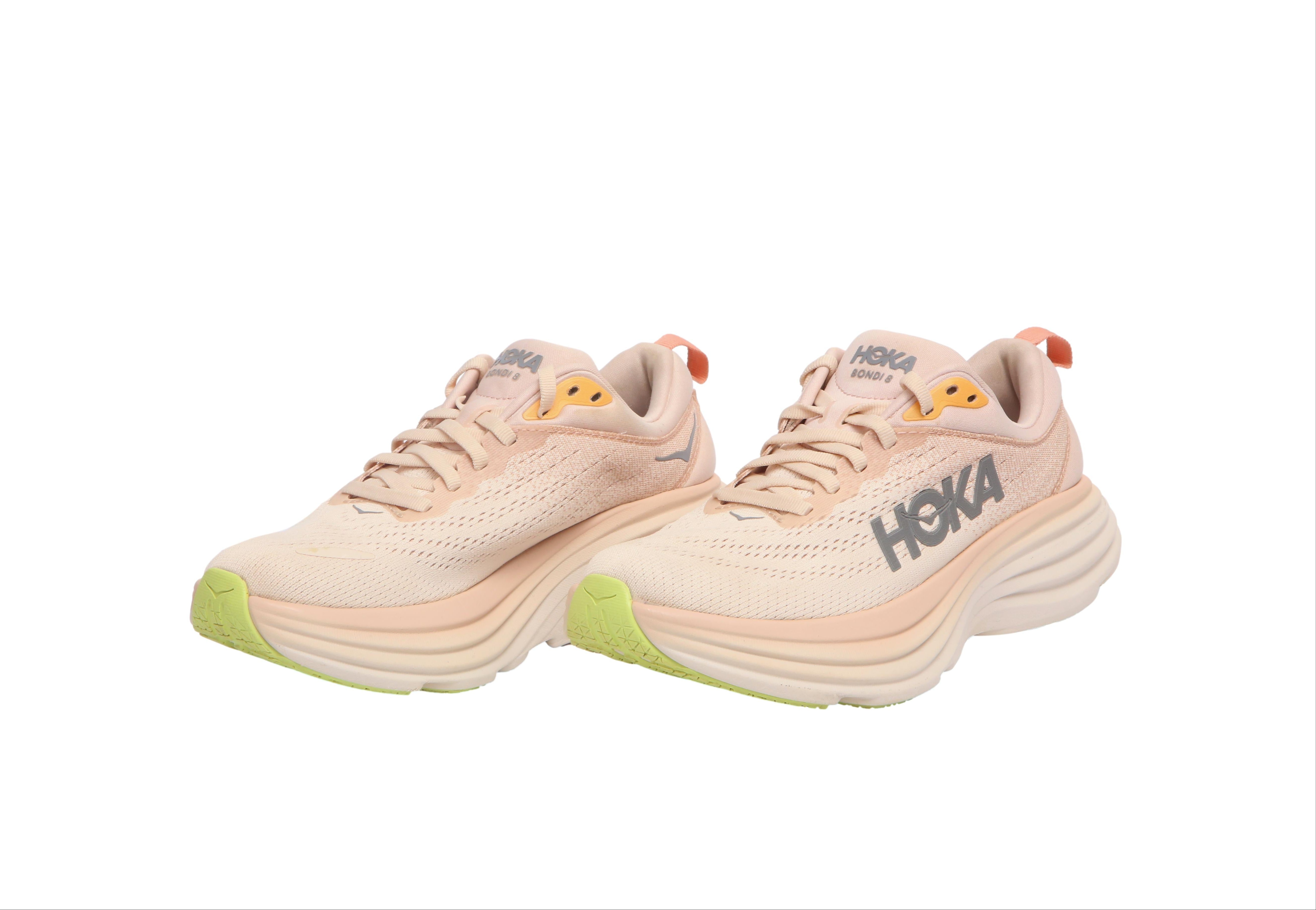 Tênis Feminino Corrida Hoka Bondi 8 Salmão - Tamanho 34