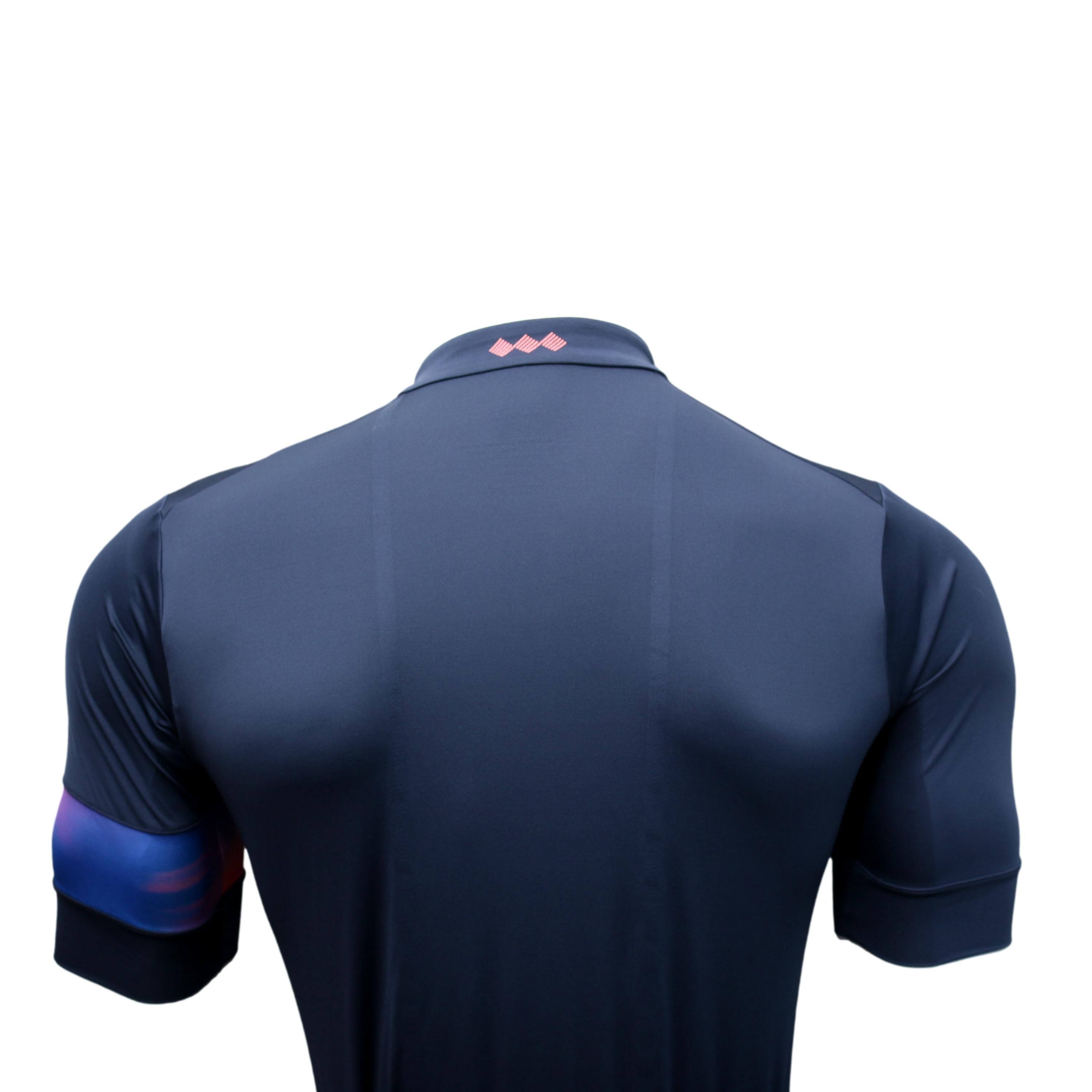 Jersey Masculino Ciclismo Rapha EF Pro Team Training Azul Marinho e Rosa - Tamanho M