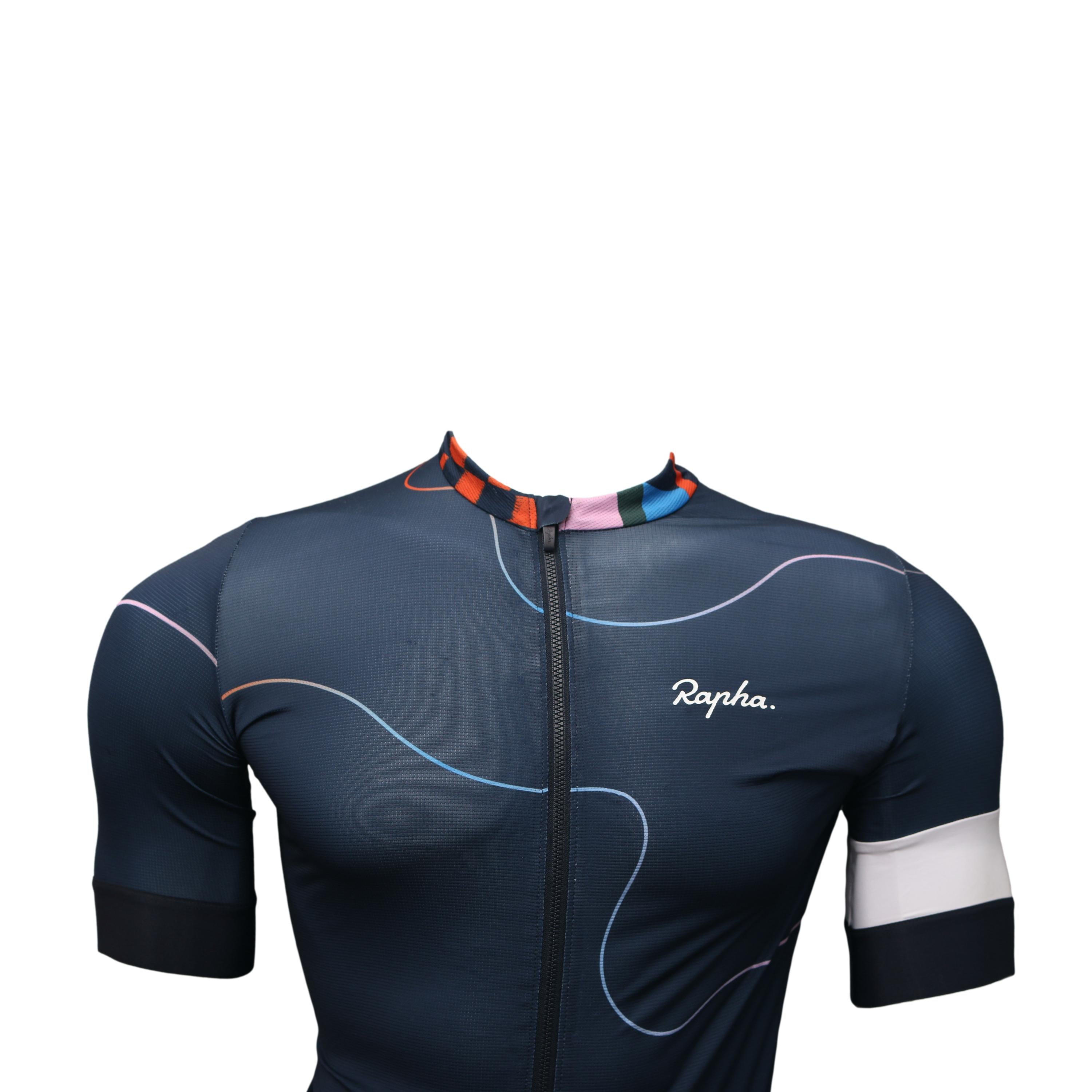 Jersey Masculino Ciclismo Rapha Pro Team Azul Marinho - Tamanho M