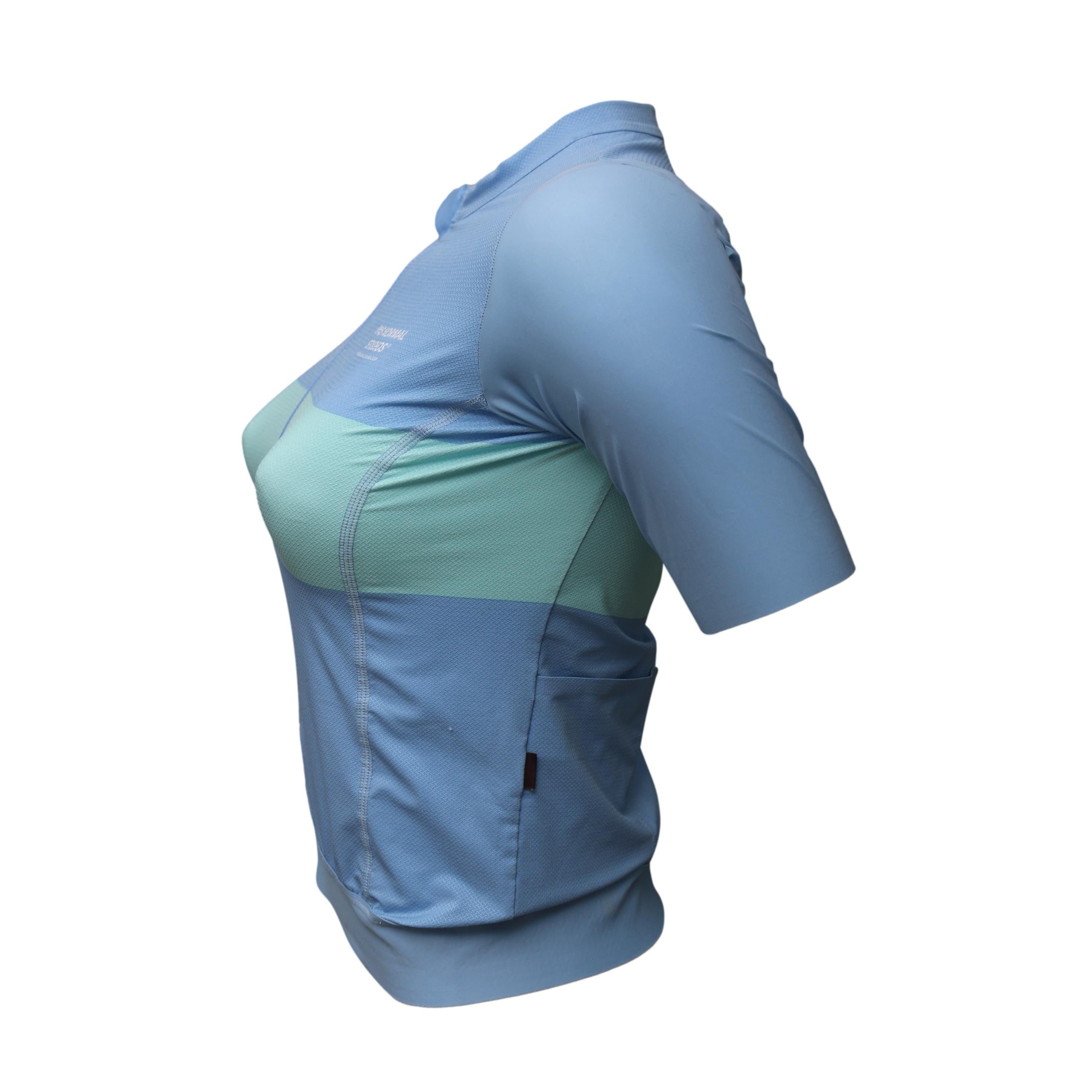 Jersey Feminina Ciclismo PAS Normal Studios Solitude Azul Claro - Tamanho S