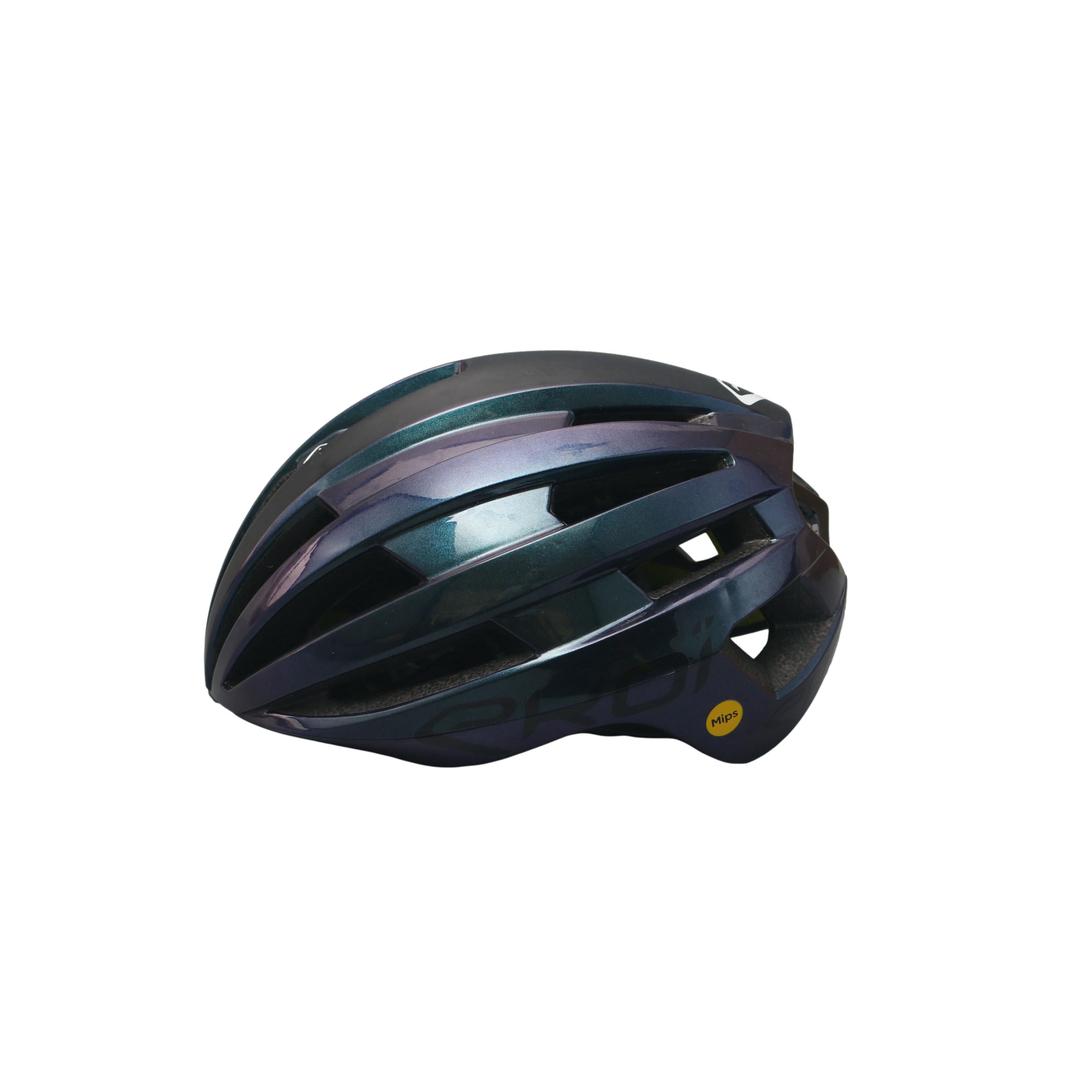 Capacete Unissex Ciclismo Ekoi Gara Mips Camaleão (Verde/Roxo) - Tamanho M