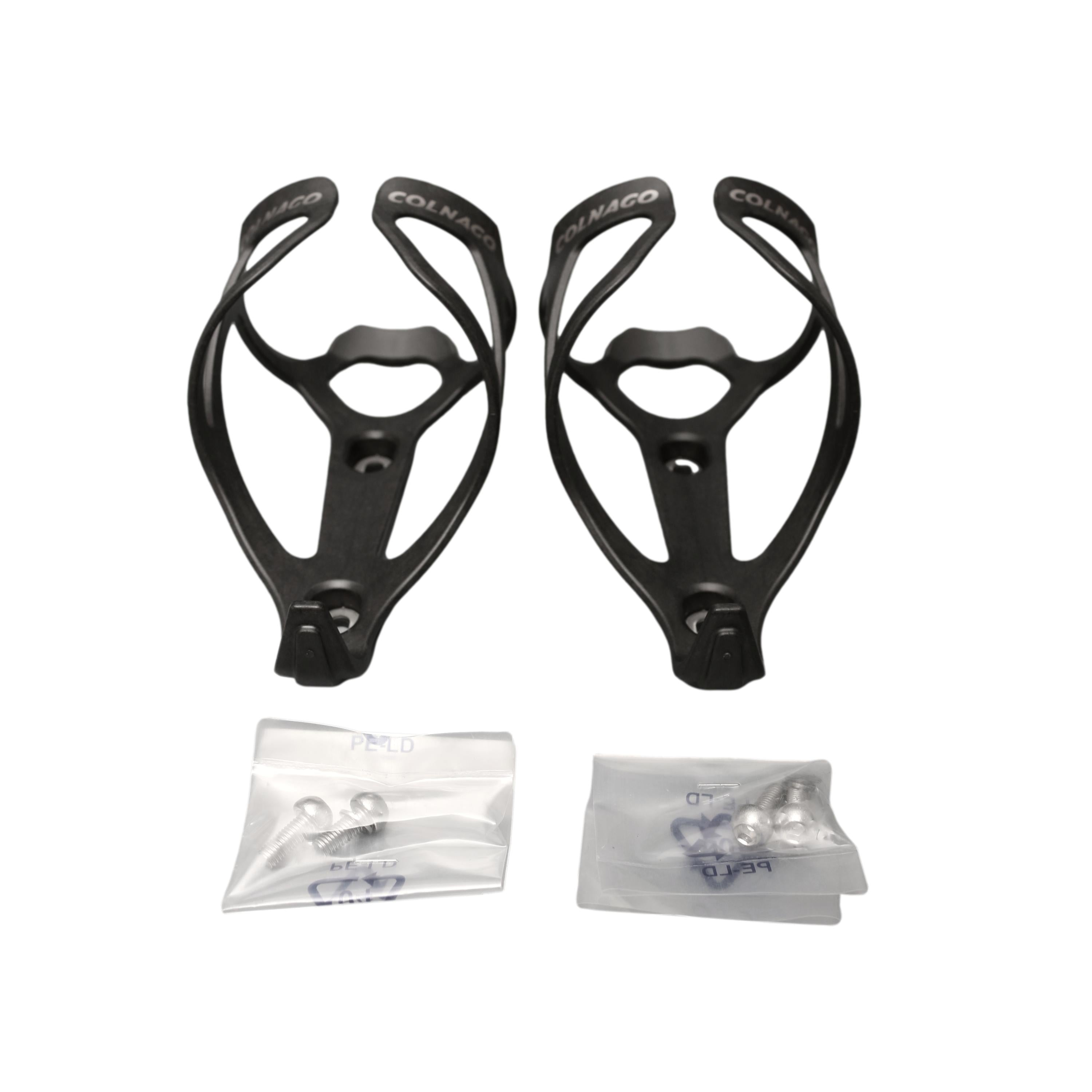 Suportes Para Garrafa Colnago Carbon Bottle Cage Preto - 2 Unidades - Tamanho Único (Novo)