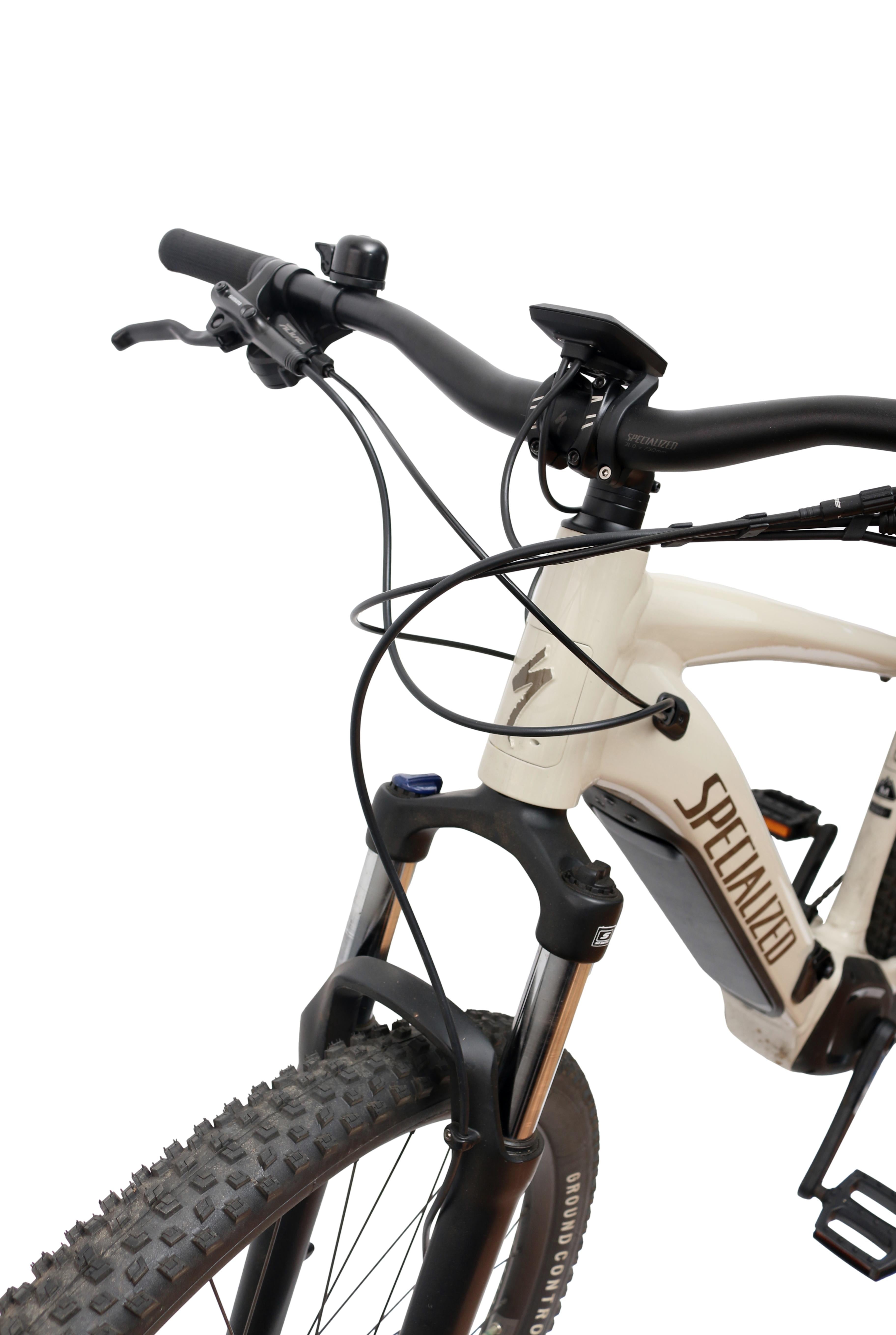 E-Bike Mountain Bike Specialized Tero 3.0 Branco Perolado + Acessórios - Tamanho M