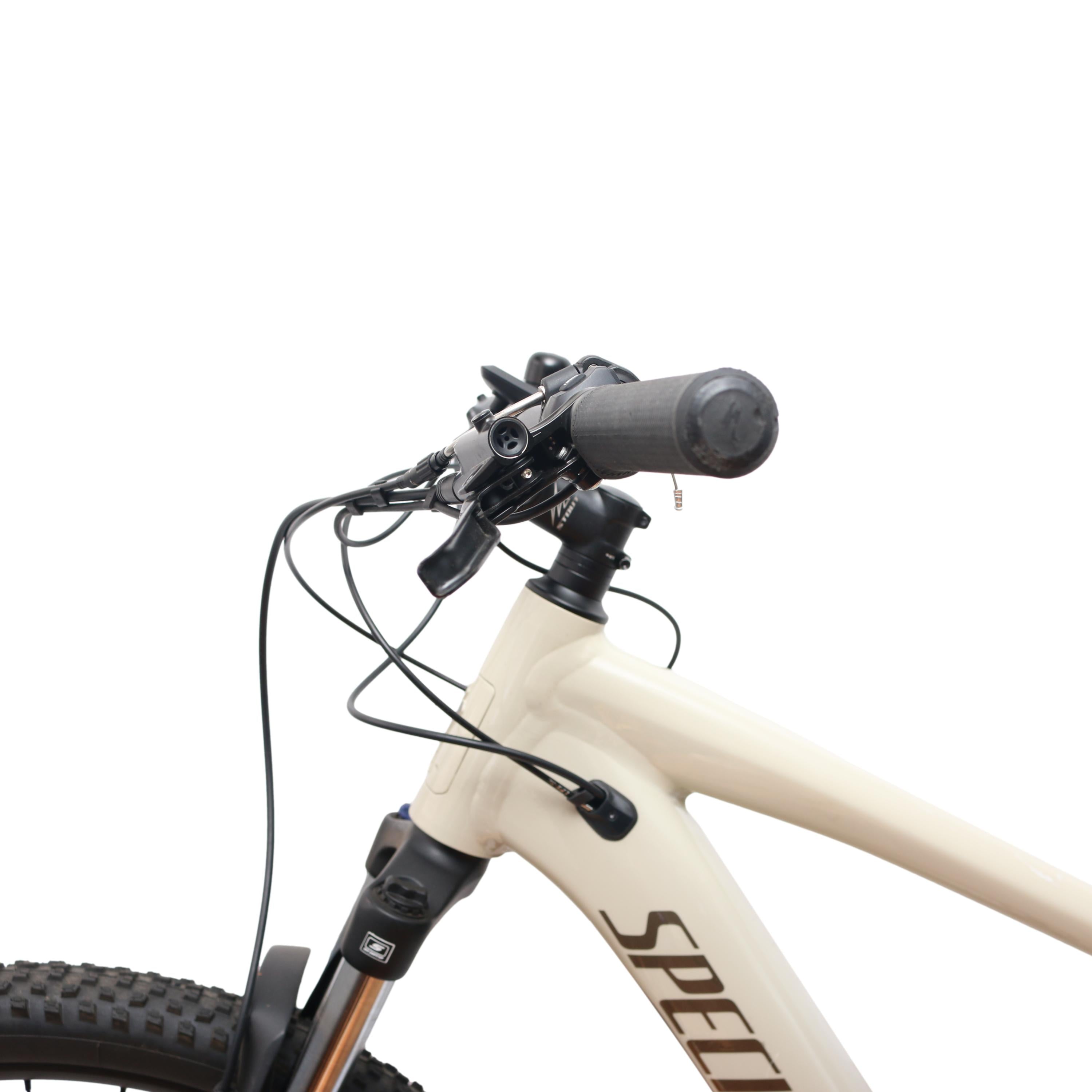 E-Bike Mountain Bike Specialized Tero 3.0 Branco Perolado + Acessórios - Tamanho M