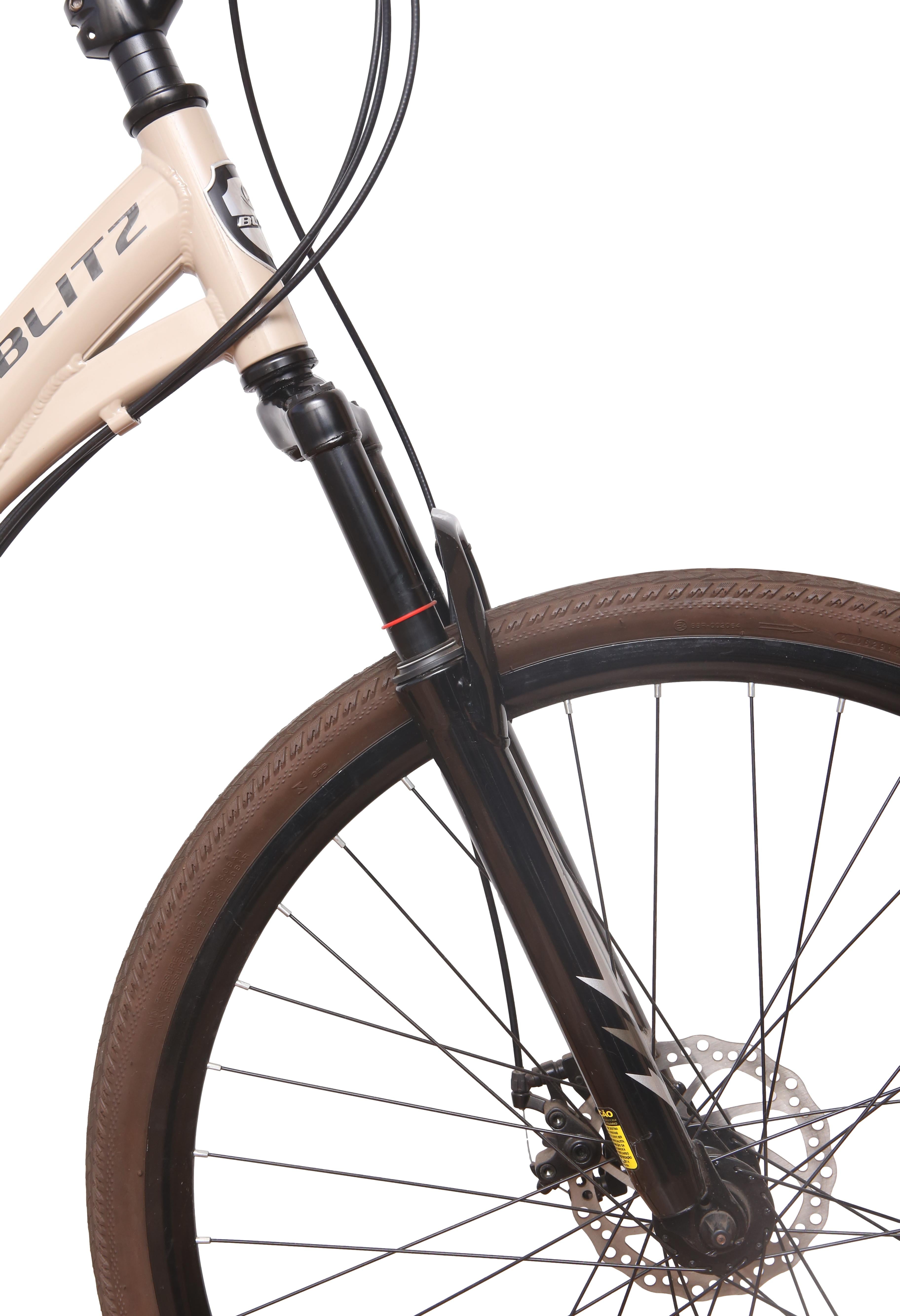 Bicicleta Comodo Blitz Bege - Tamanho Aro 26