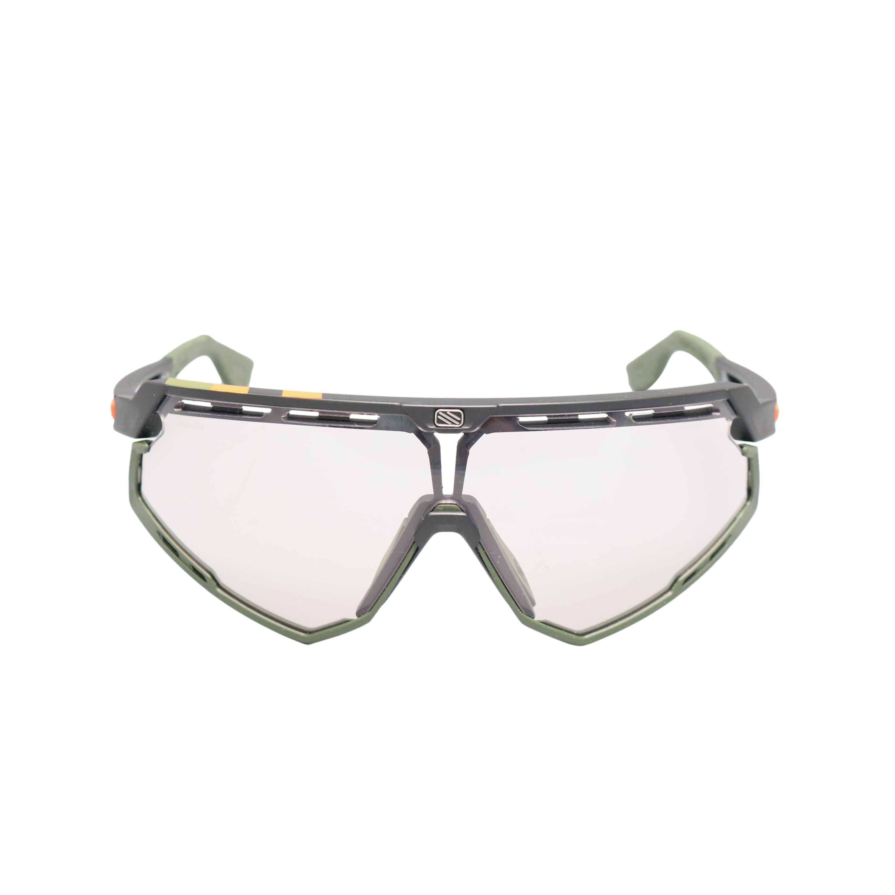 Óculos Unissex Ciclismo Rudy Project Defender G-Black Preto e Verde - Tamanho Único