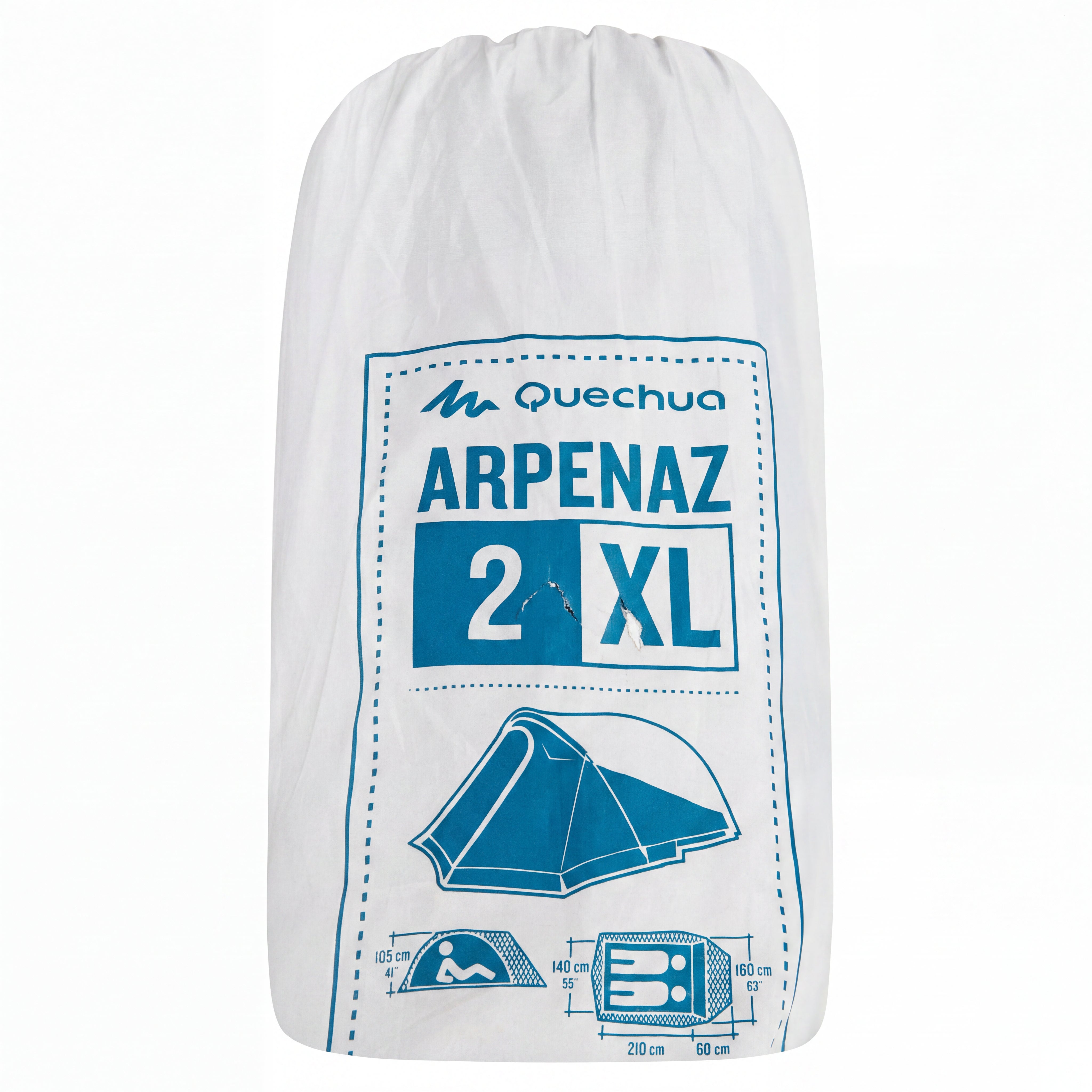 Barraca Unissex Camping Quechua Decathlon Fresh & Black - Arpenaz Branco, Verde e Preto - Tamanho 2 XL