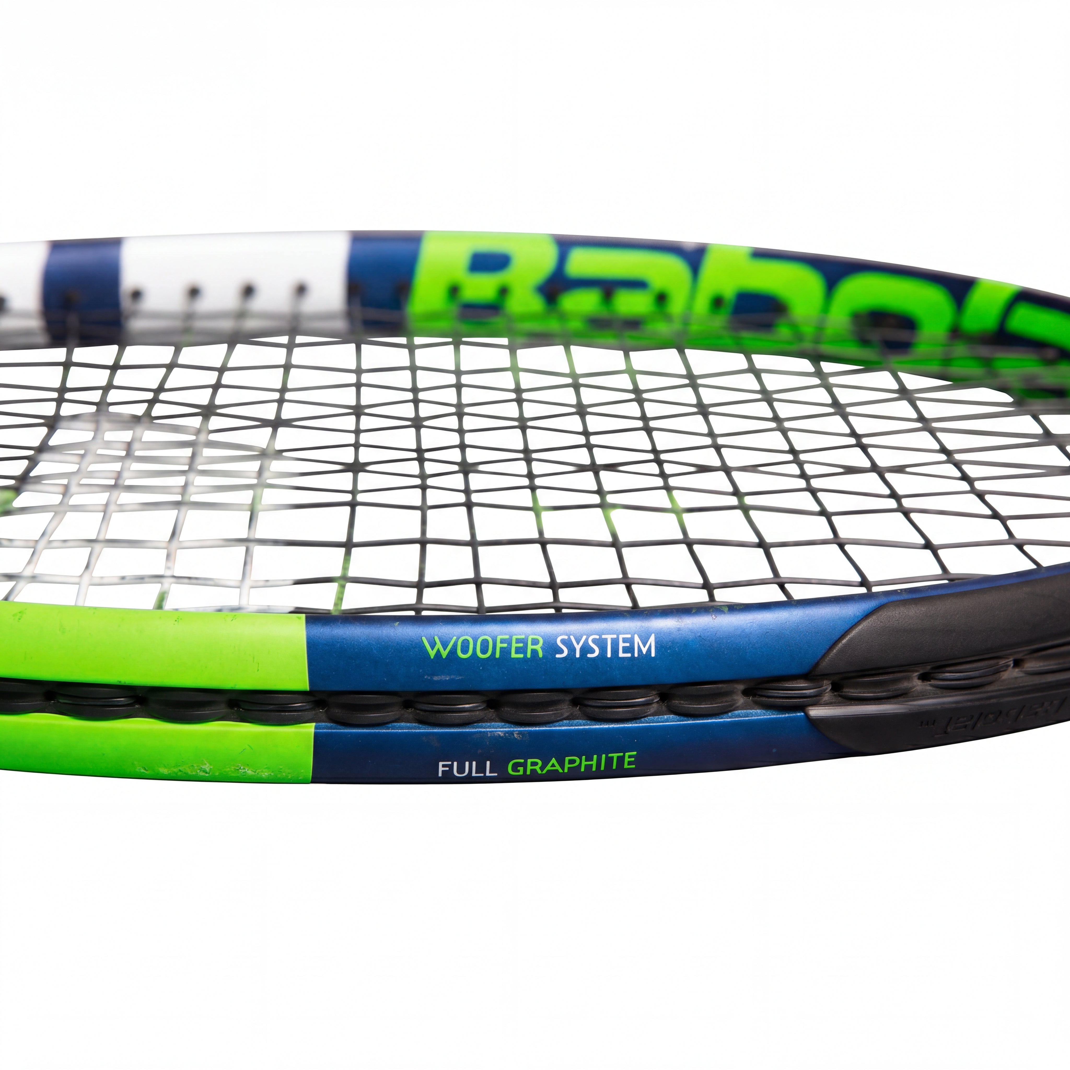 F176 Fernando Senna ----- Raquete Unissex Tênis Babolat Boost Drive Azul, Verde, Branco - Tamanho M (2 4-1/4)