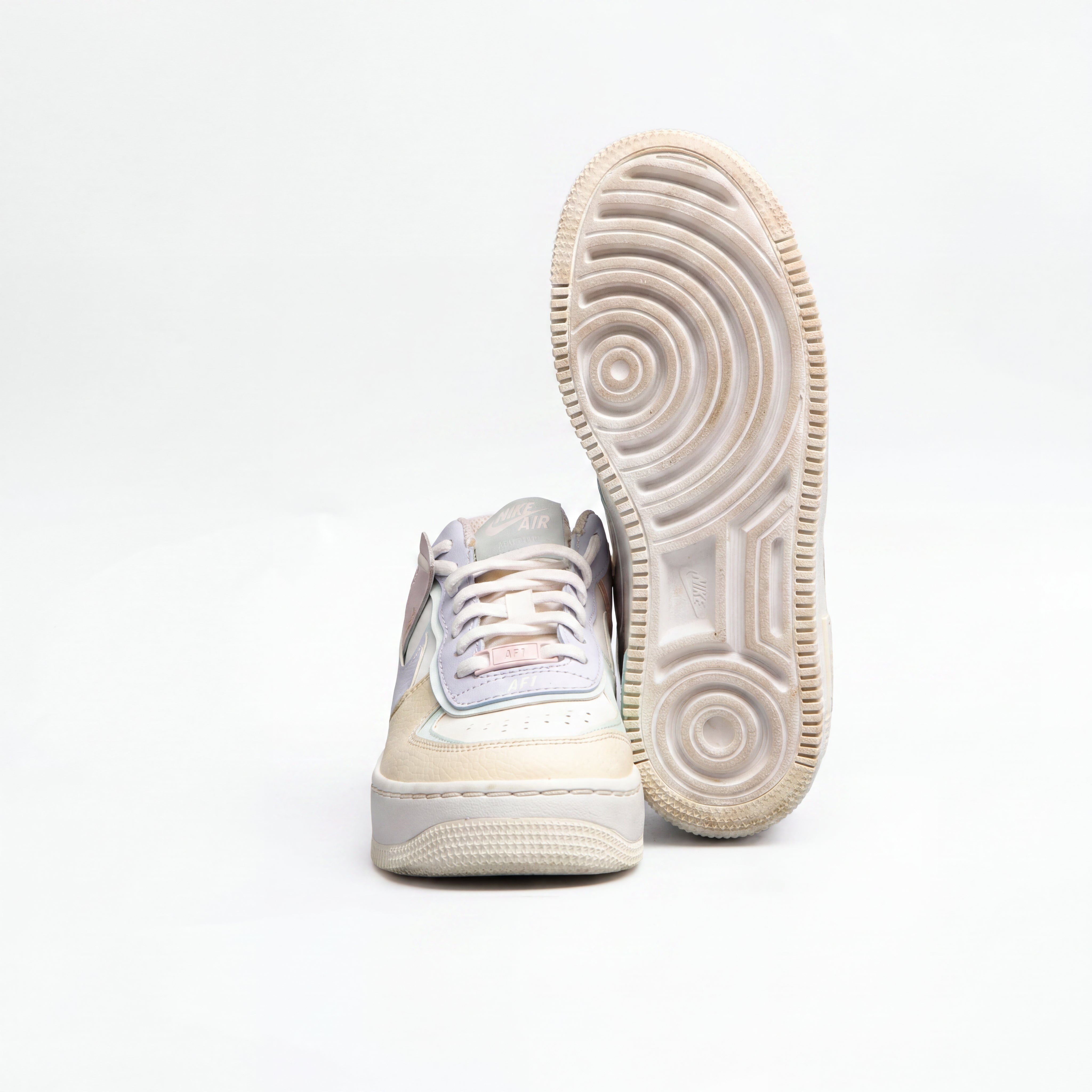 Tênis Feminino Casual Nike Air Force - Shadow Cashmere Lilás e Rosa - Tamanho 35 BR