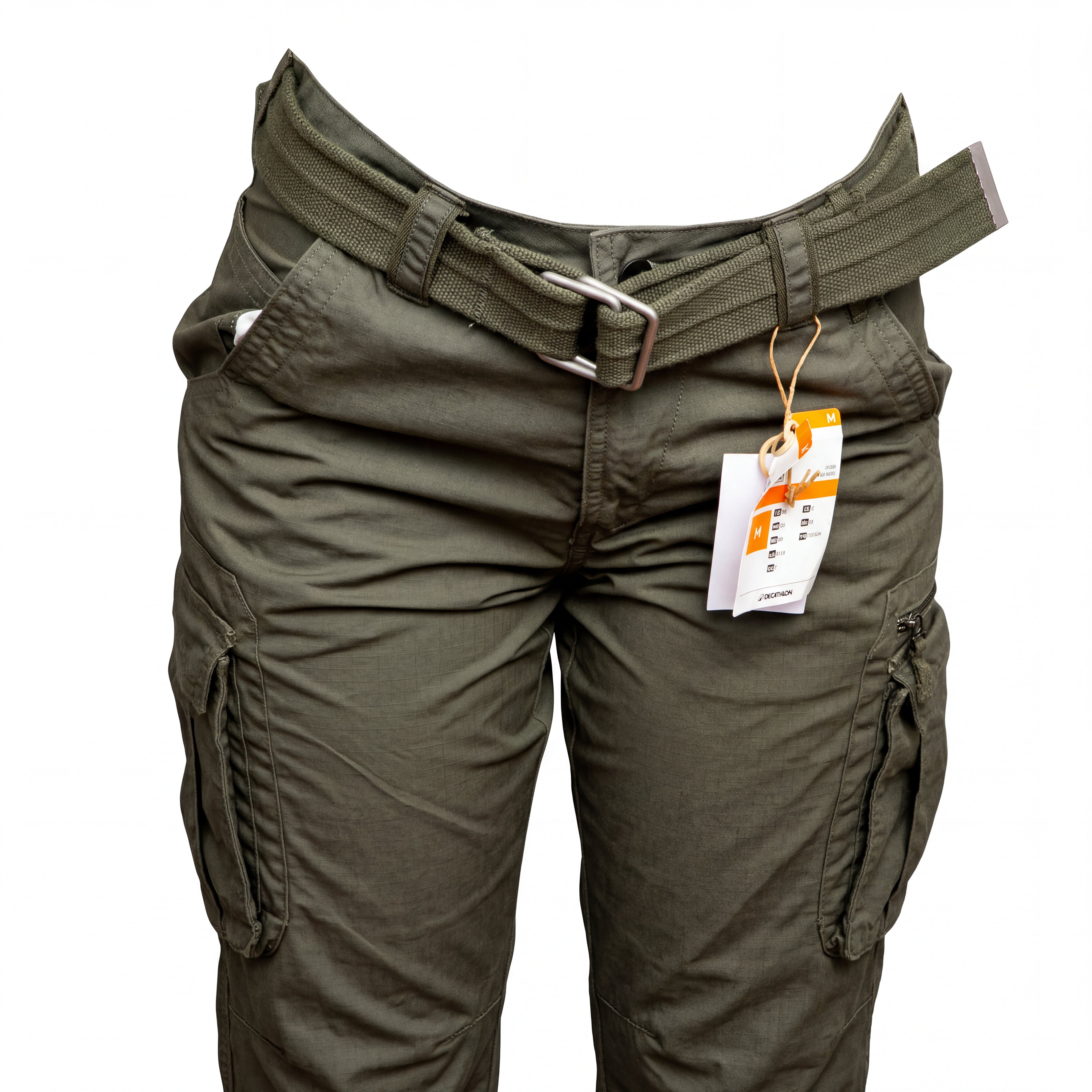 Calça Cargo Masculina Trekking Forclaz Decathlon NH900 Verde - Tamanho 40 (BR)