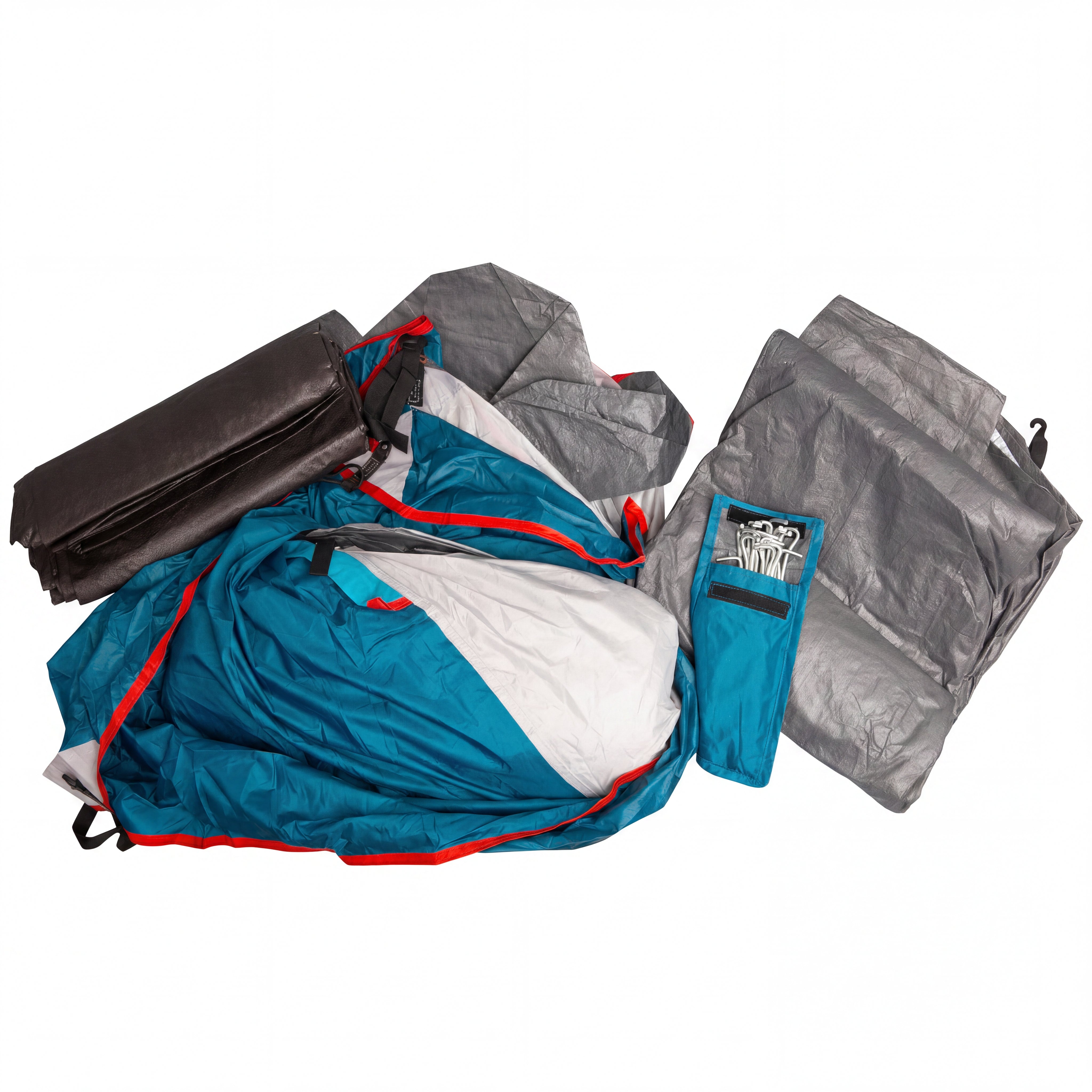 Barraca Camping Quechua Decathlon Arpenaz Family 4.1 - 9.8kg Cinza e Verde