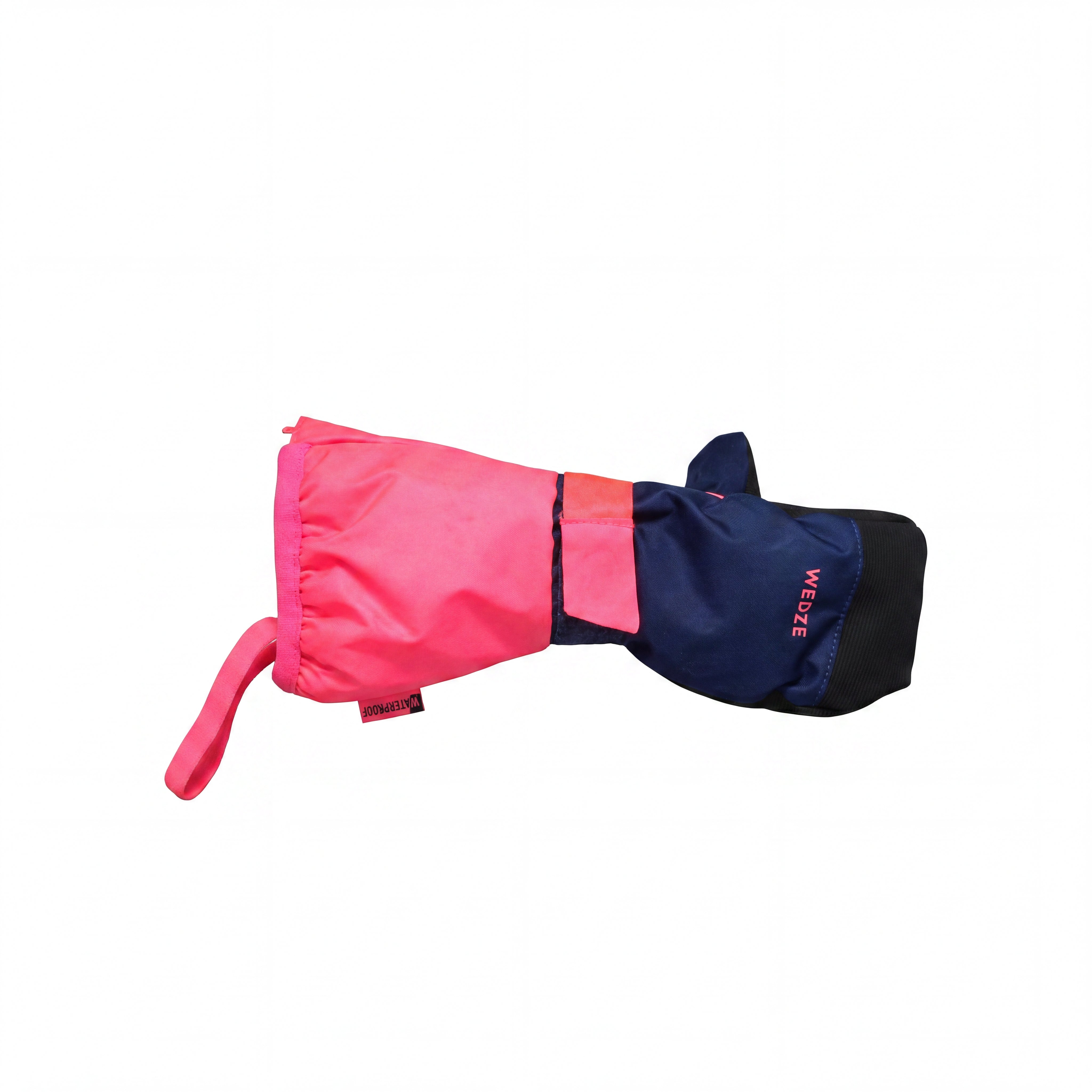 Luva Infantil Neve Wedze Decathlon Azul e Rosa - Tamanho 6