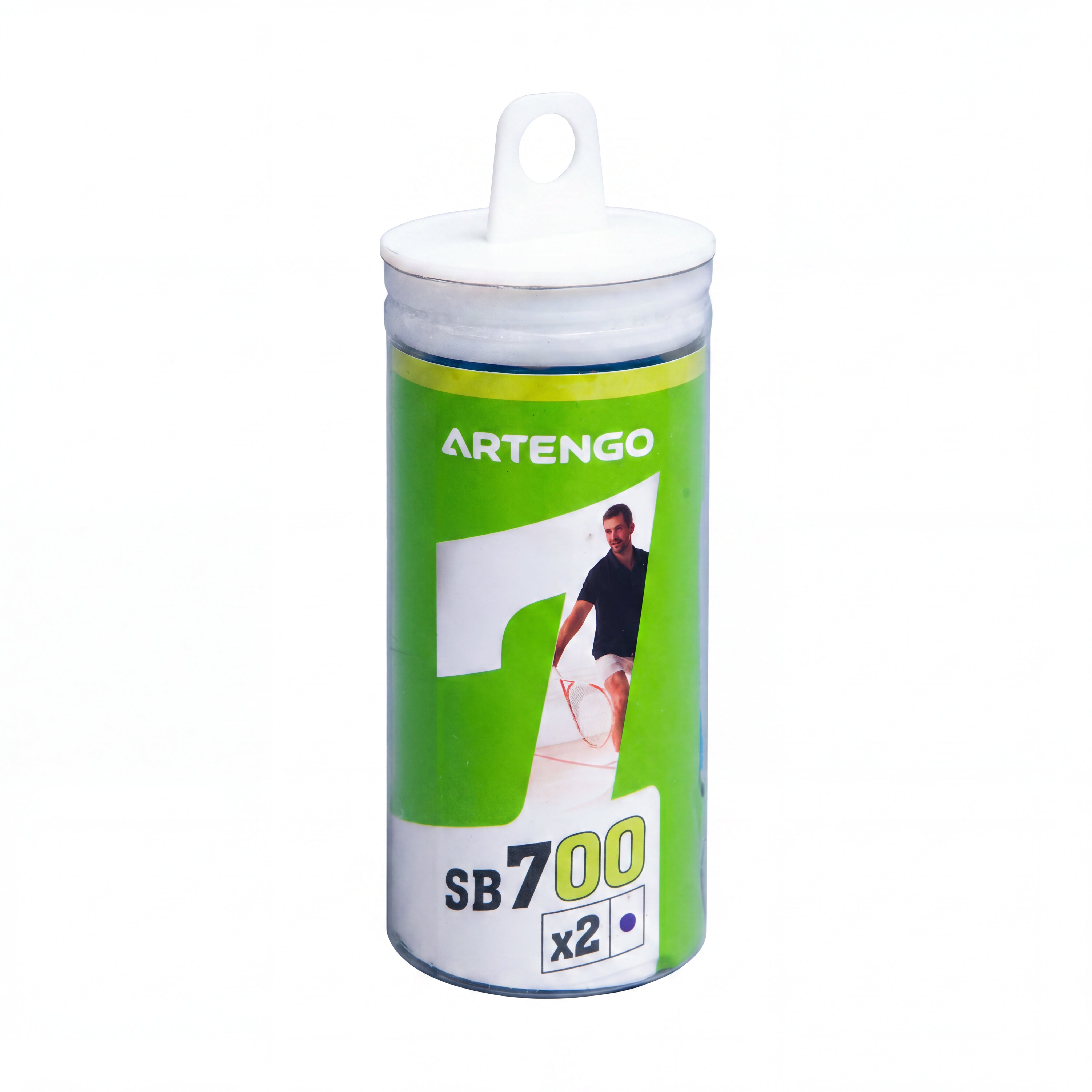 Bola squash Unissex Squash Artengo SB 700 Azul Caixa com 2 unidades