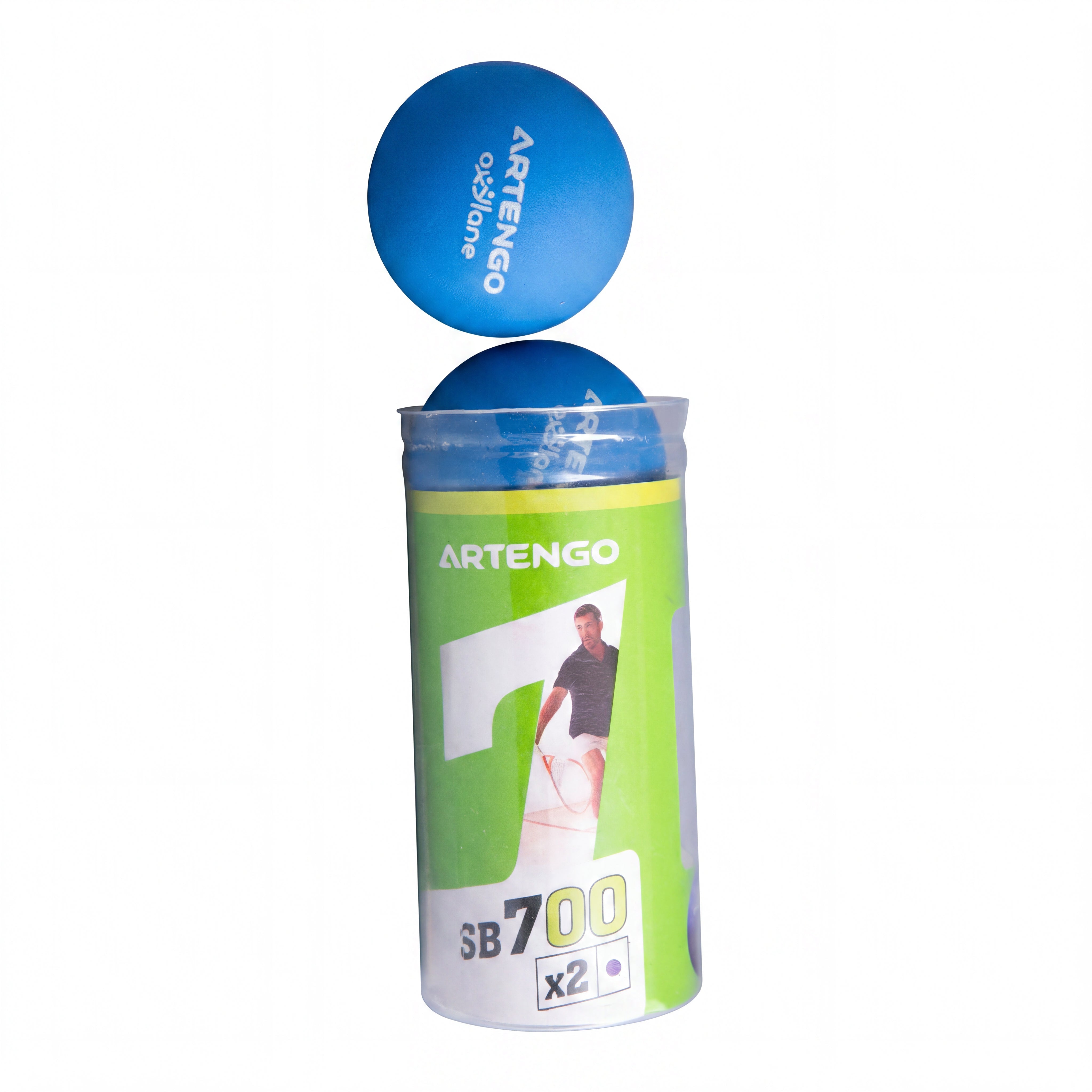 Bola squash Unissex Squash Artengo SB 700 Azul Caixa com 2 unidades