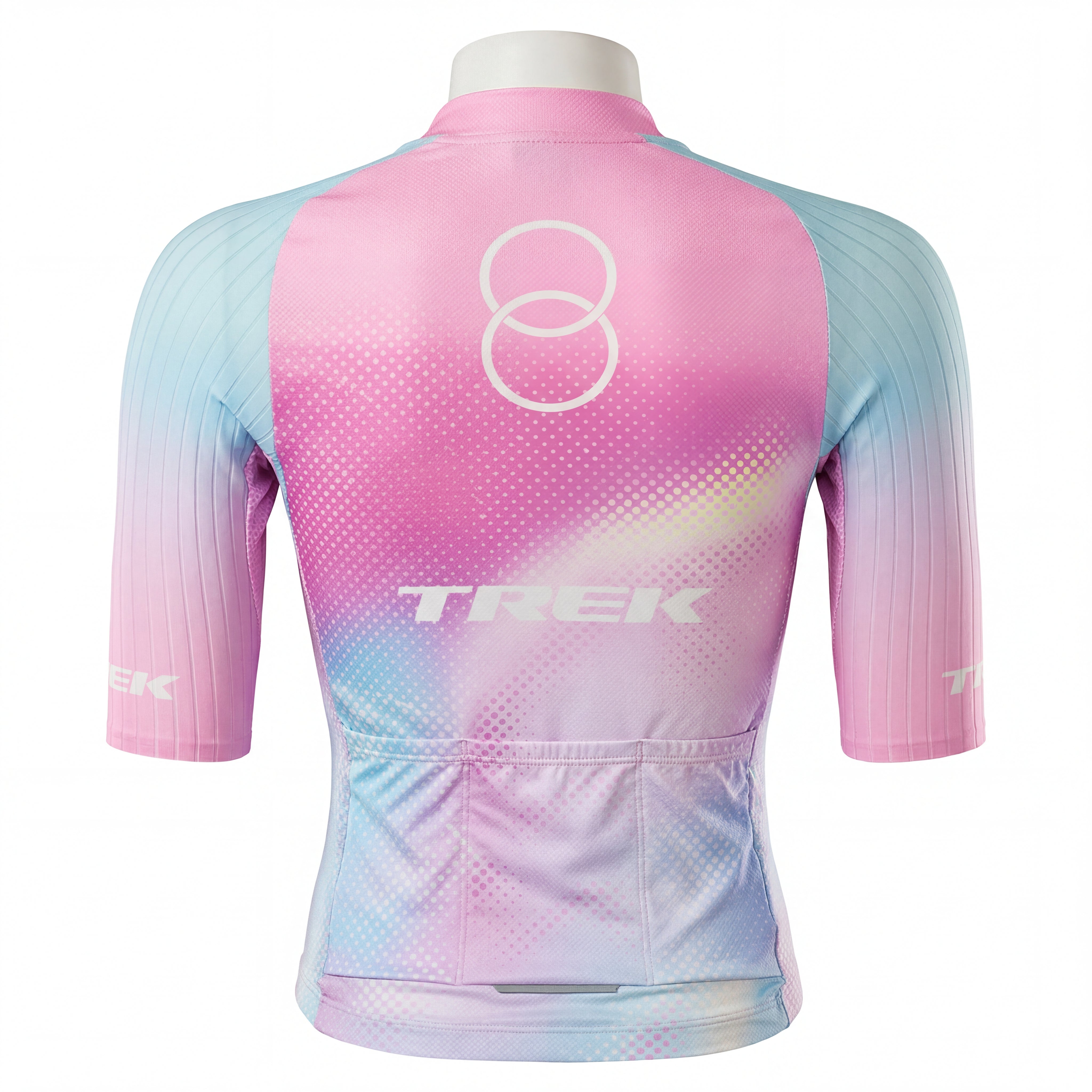 Jersey Feminina Trek Mika Cycle Rosa e Azul - Tamanho P