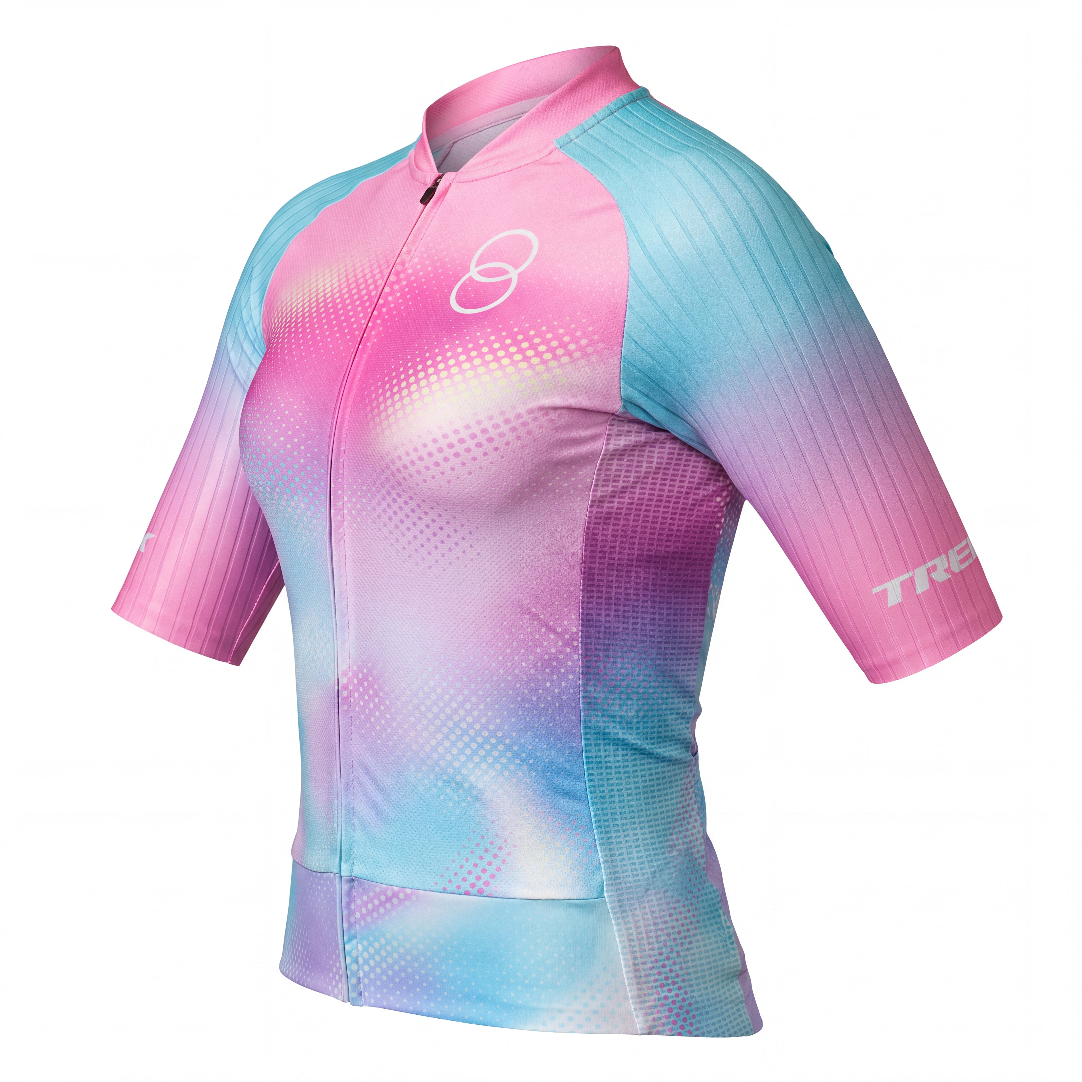 Jersey Feminina Trek Mika Cycle Rosa e Azul - Tamanho P