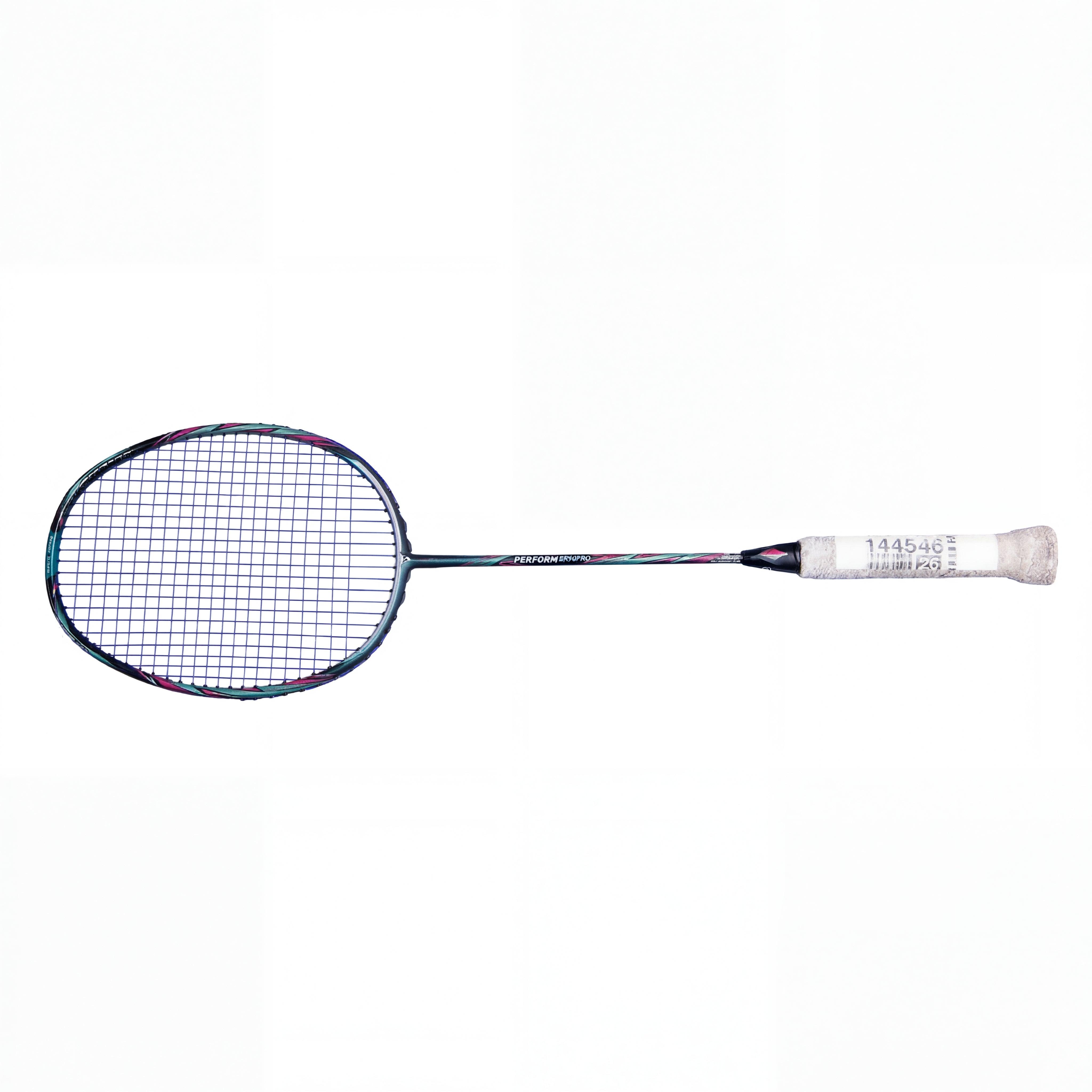 Raquete Unissex Badminton Perfly (Decathlon) Perform BR990 Pro Preto / Azul / Rosa