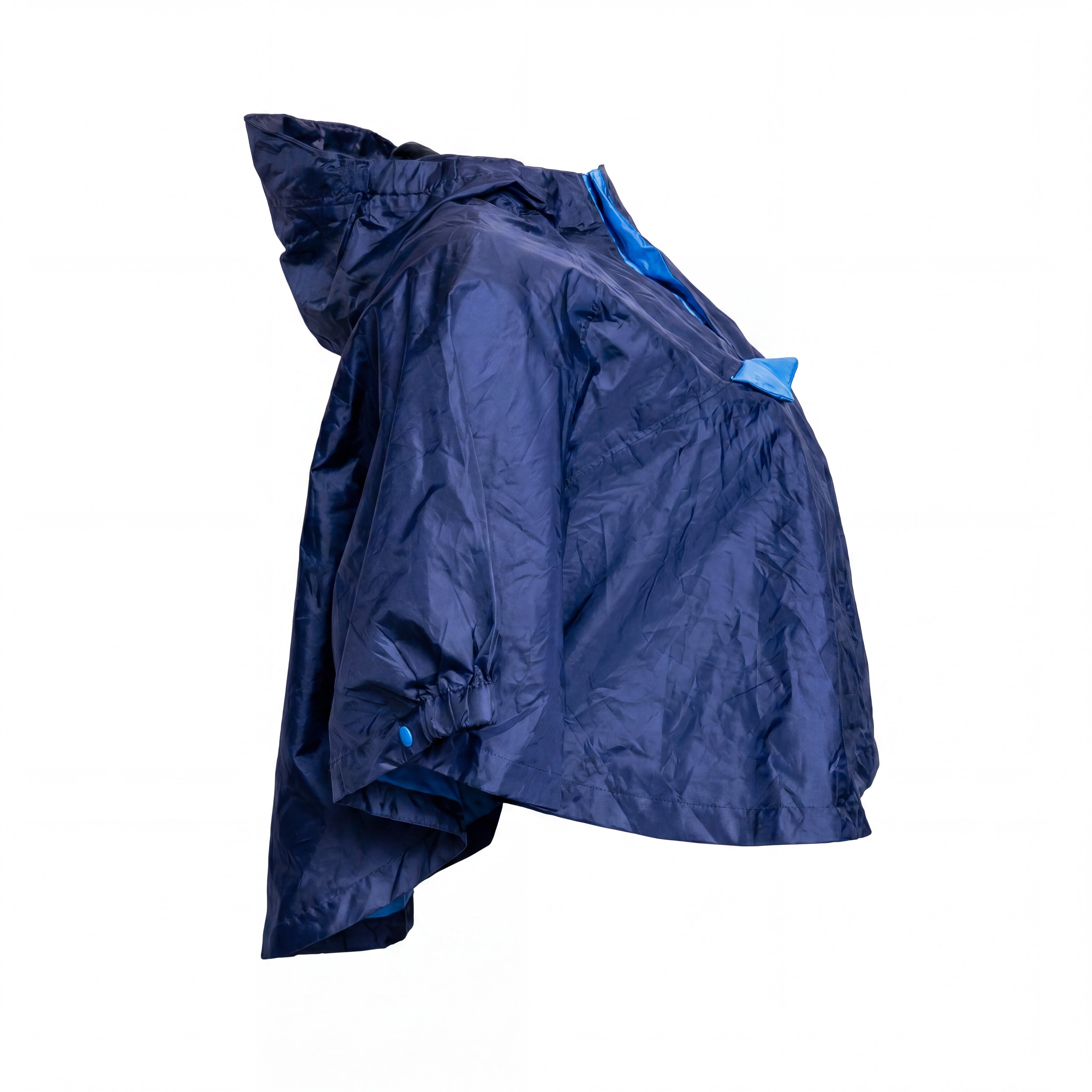 Casaco Capa de Chuva Infantil Quechua Decathlon Azul Claro e Azul Marinho - Tamanho 2-4 (BR)