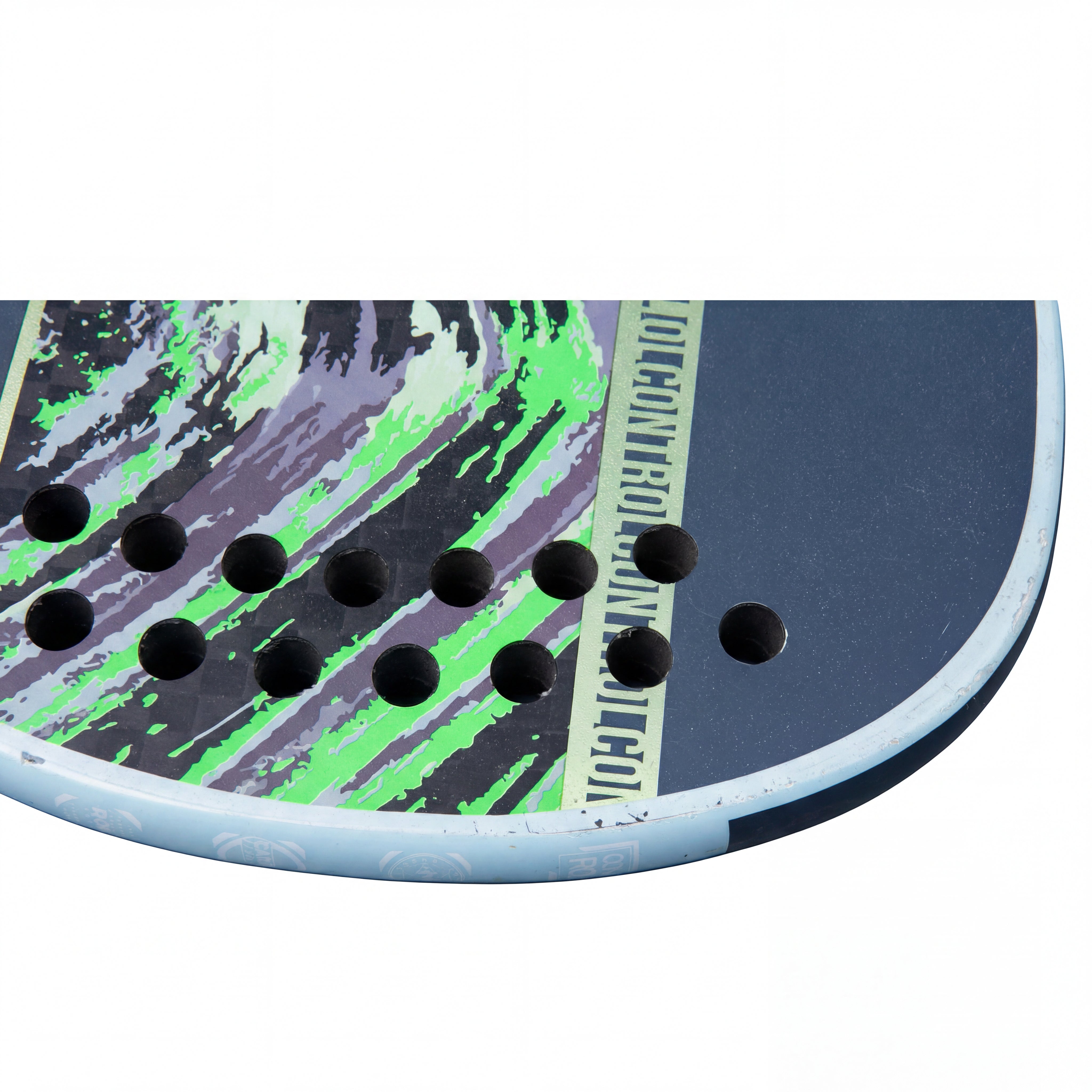 Raquete Unissex Beach Tennis Sandever Decathlon 900 Control - Verde, Azul, Preto