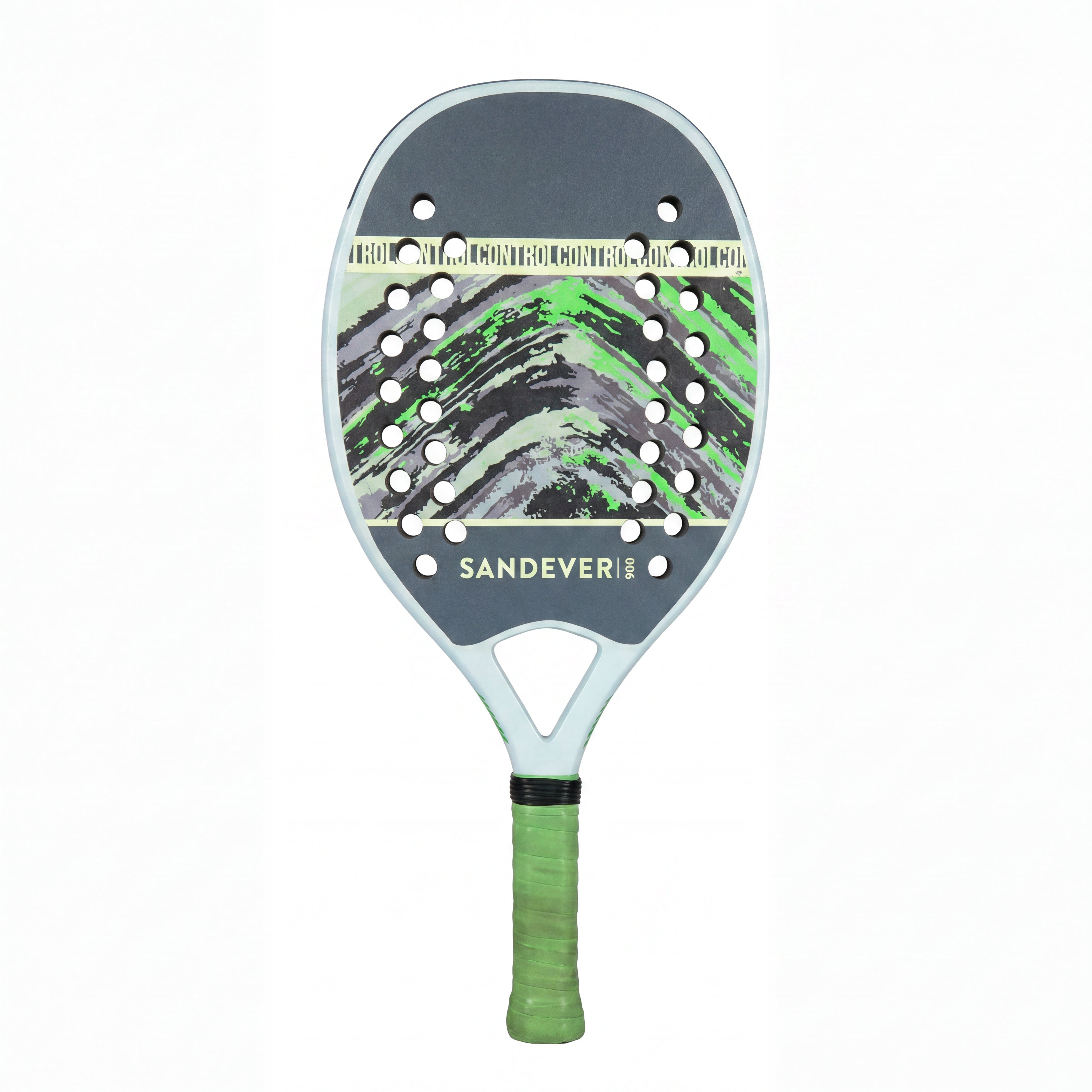 Raquete Unissex Beach Tennis Sandever Decathlon 900 Control - Verde, Azul, Preto