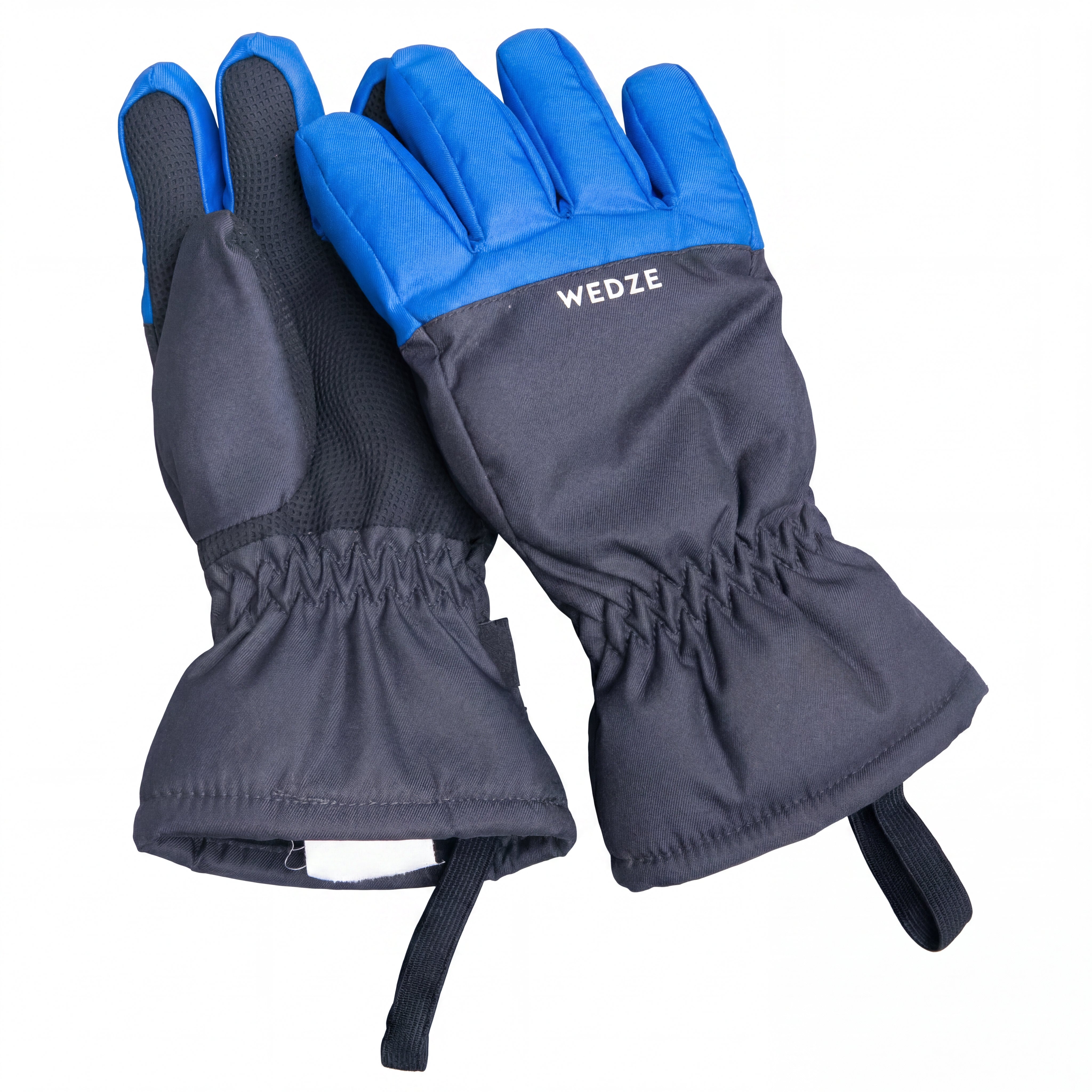 Luva Infantil Ski / Snowboard Wedze Preta e Azul