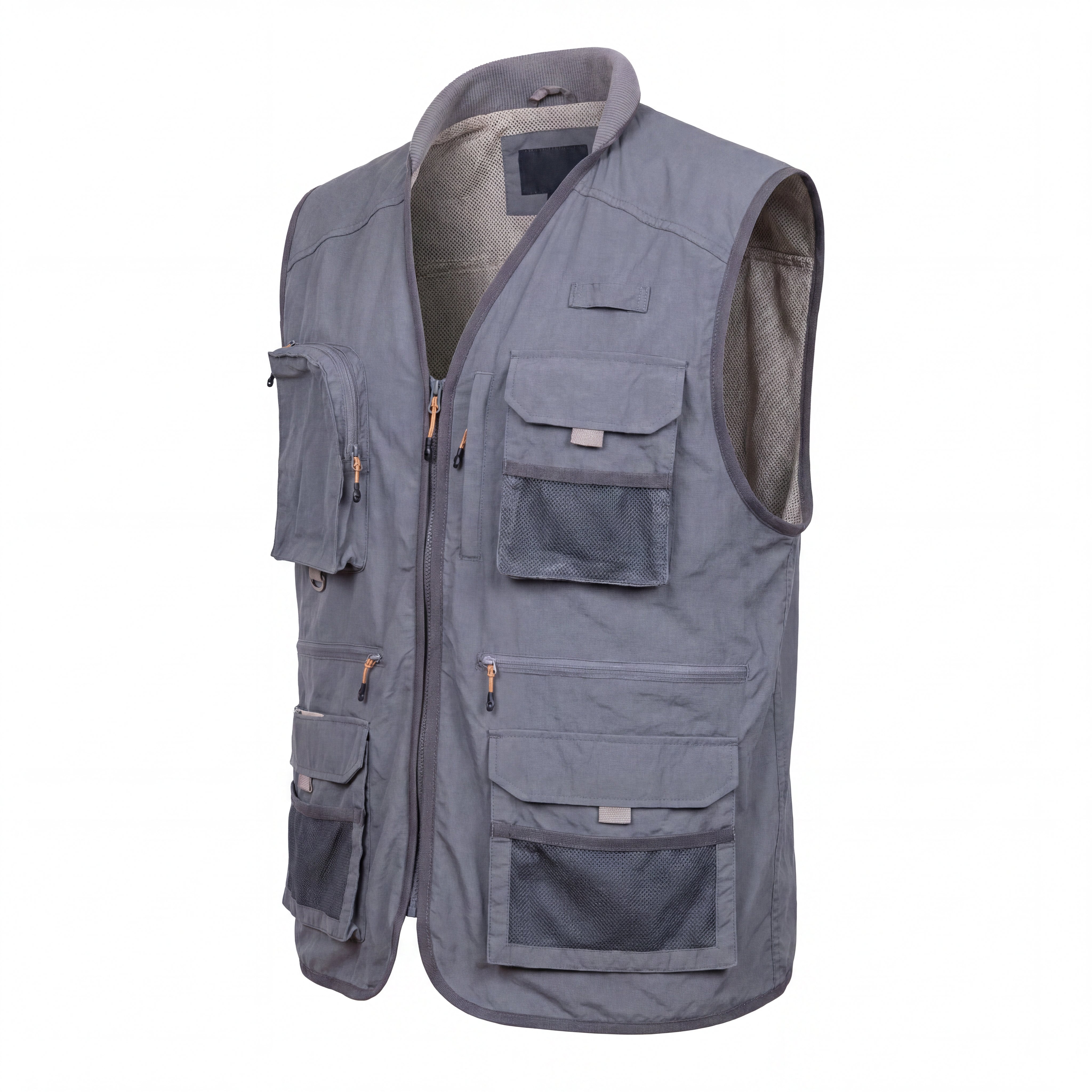 Colete de Pesca Caperlan Decathlon Cinza - Tamanho 2XL