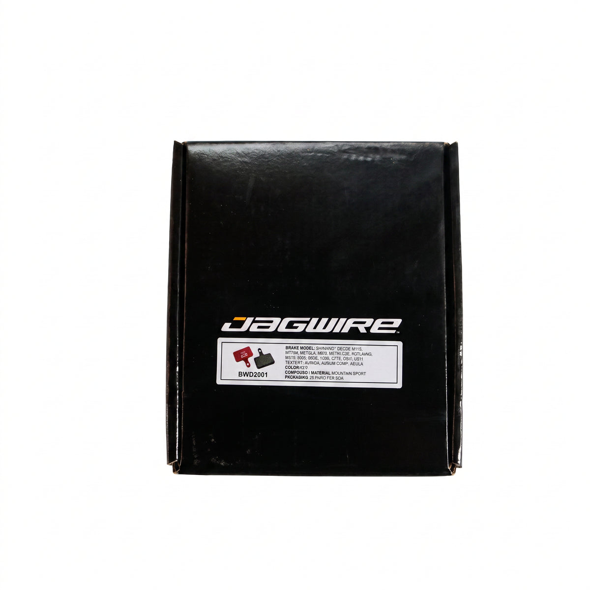 Kit Pastilhas De Freio Jagwire Bwd 2001 Vermelho - 25 Pares