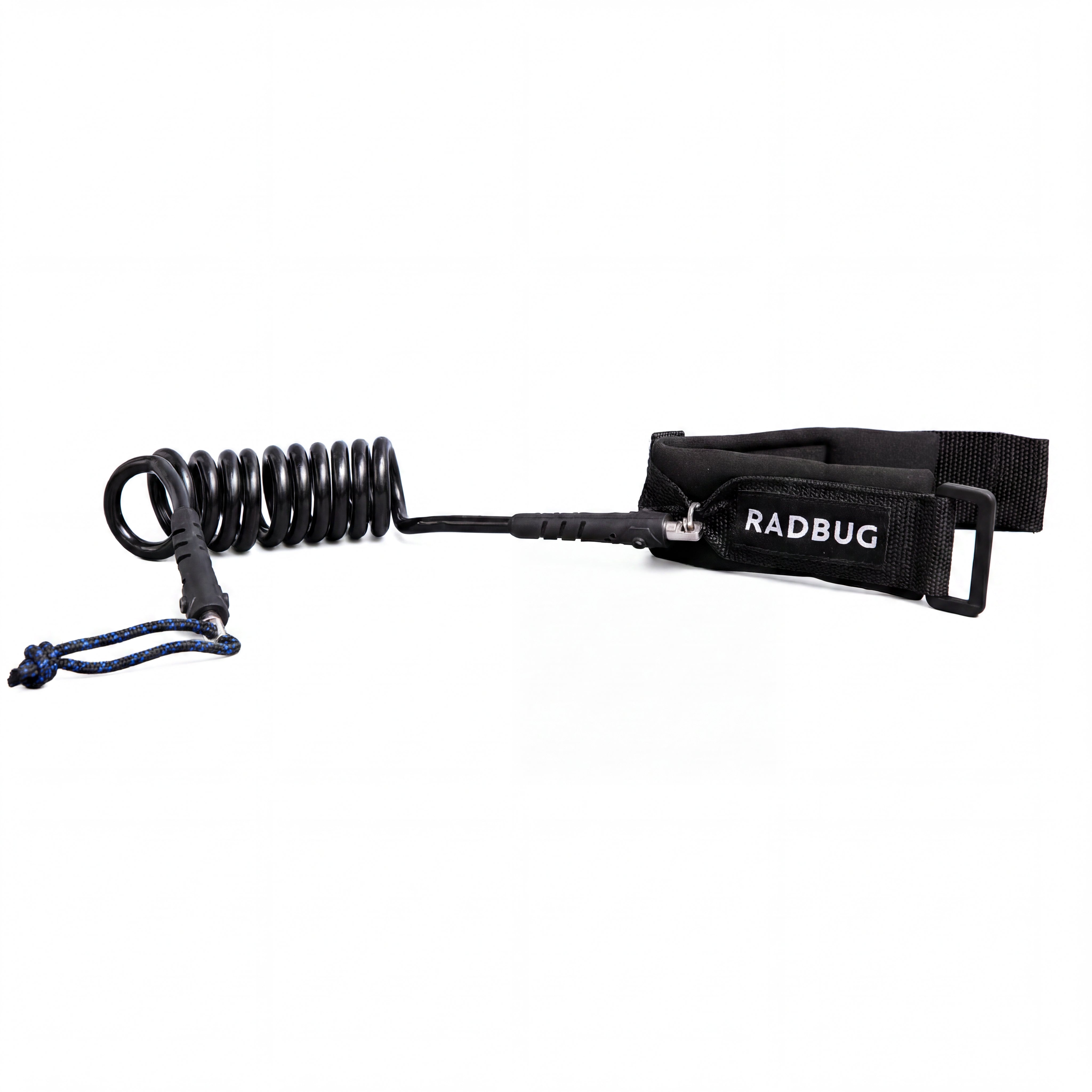 Leash Espiral para Prancha Bodyboard Radbug Preto - Unico