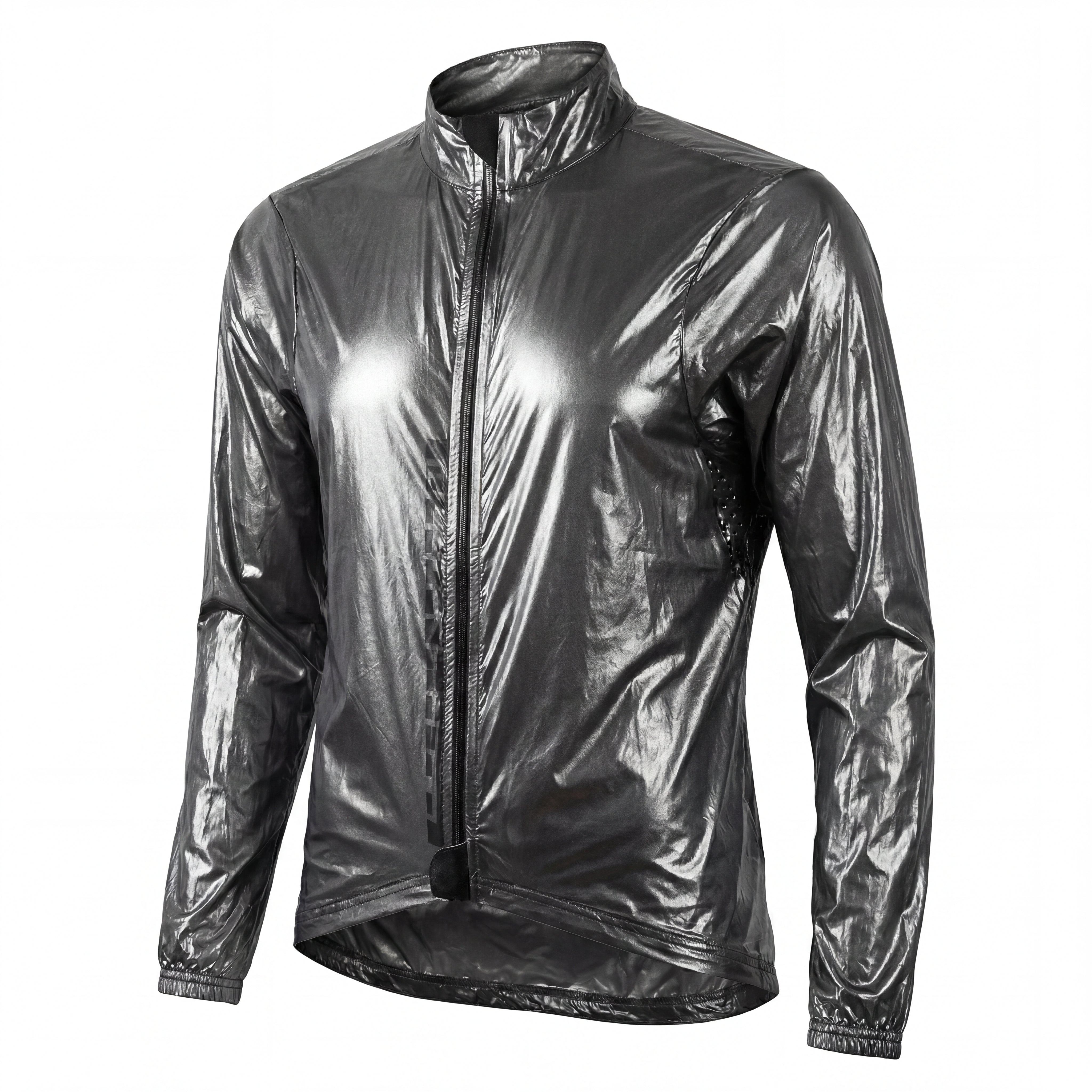 Corta vento Unissex Ciclismo Bioracer SpeedWear Concept RainJacket Aero Preto / Novo