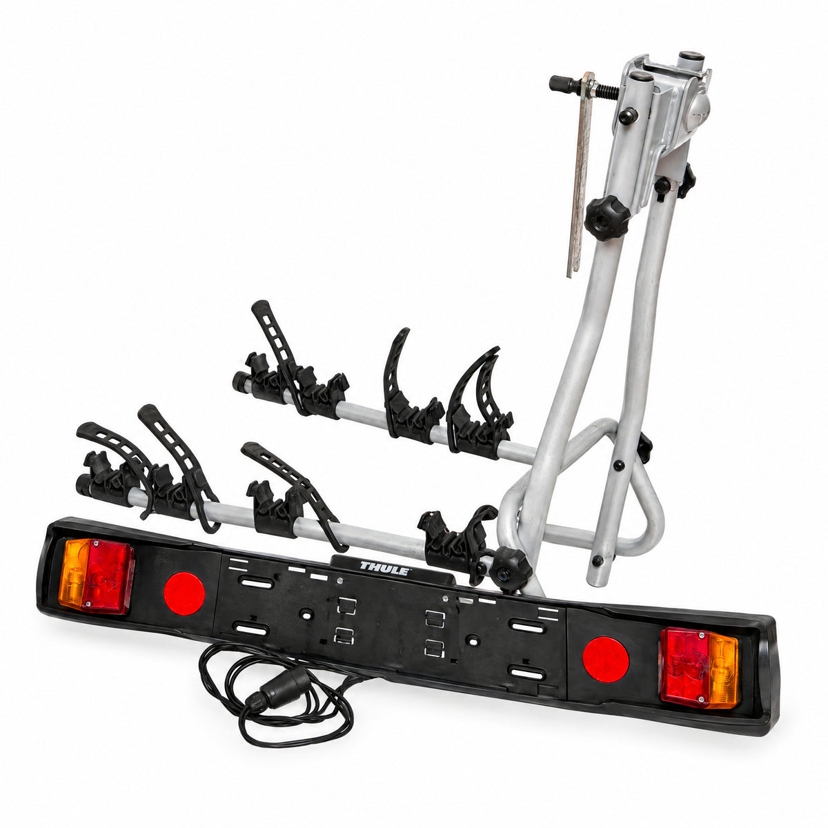 Suporte + Placa de Sinalização Thule Ciclismo Preto e Prata - Tamanho Único