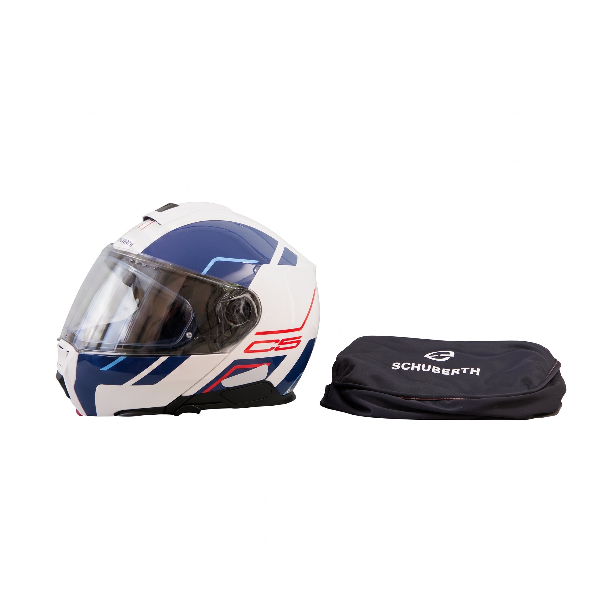 Capacete Masculino Motociclismo Shuberth C5 Pinlock 120 Saco De Proteção e Caixa - Tamanho XXL 63 (Novo)