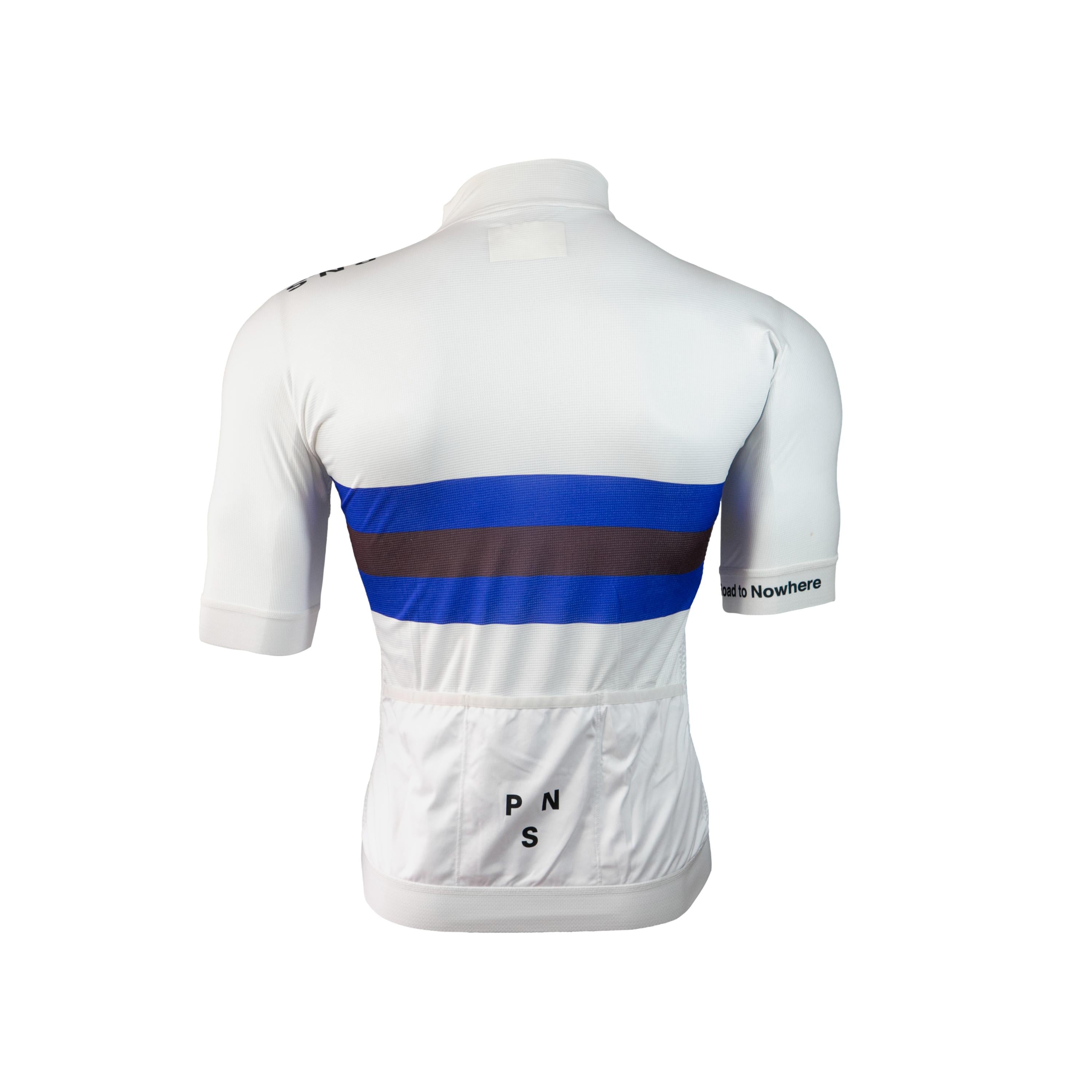 Camiseta Jersey Masculina Ciclismo PNS Branco e Azul - Tamanho XXL