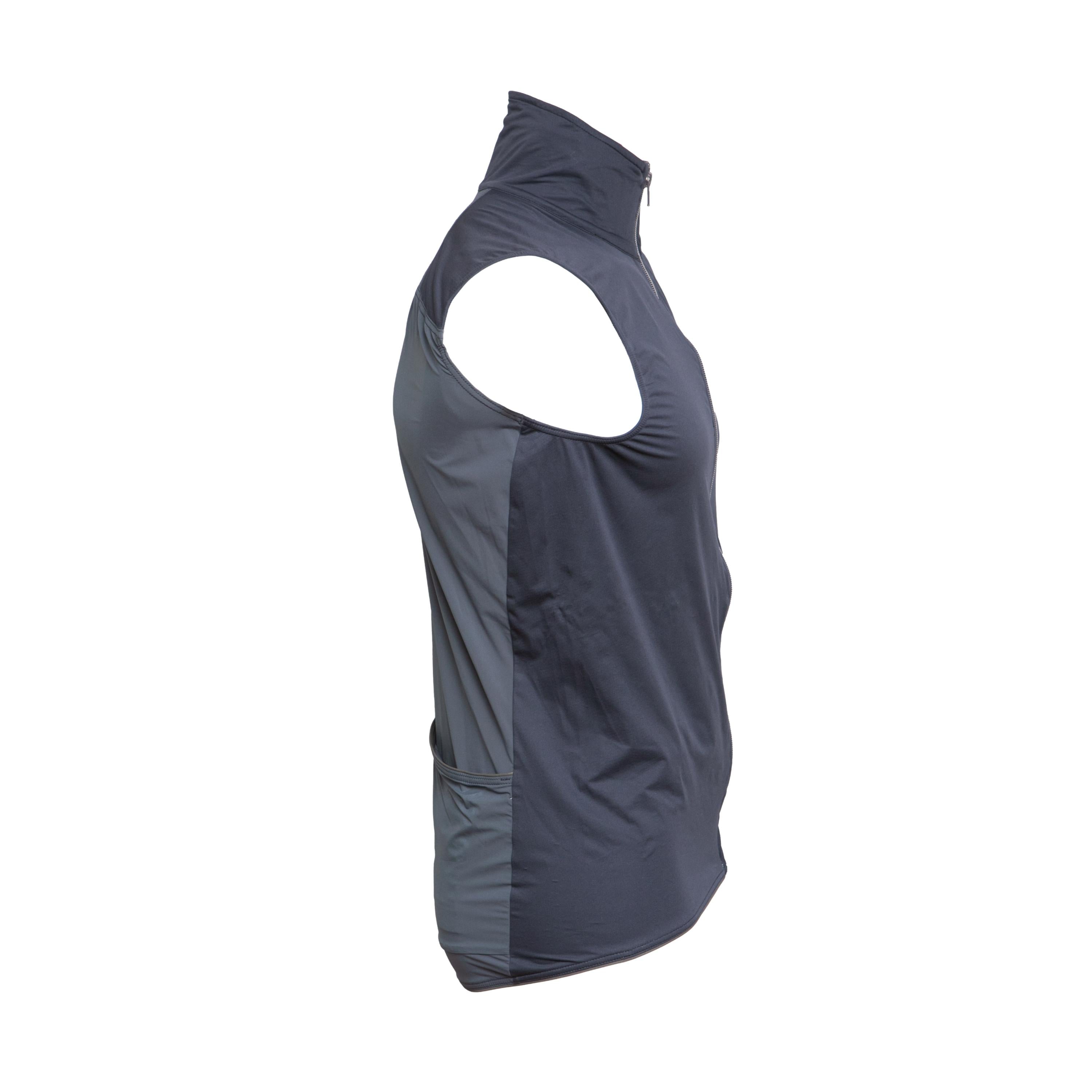 Colete Masculino Ciclismo Castelli Event Waterproof Azul Escuro - Tamanho 41