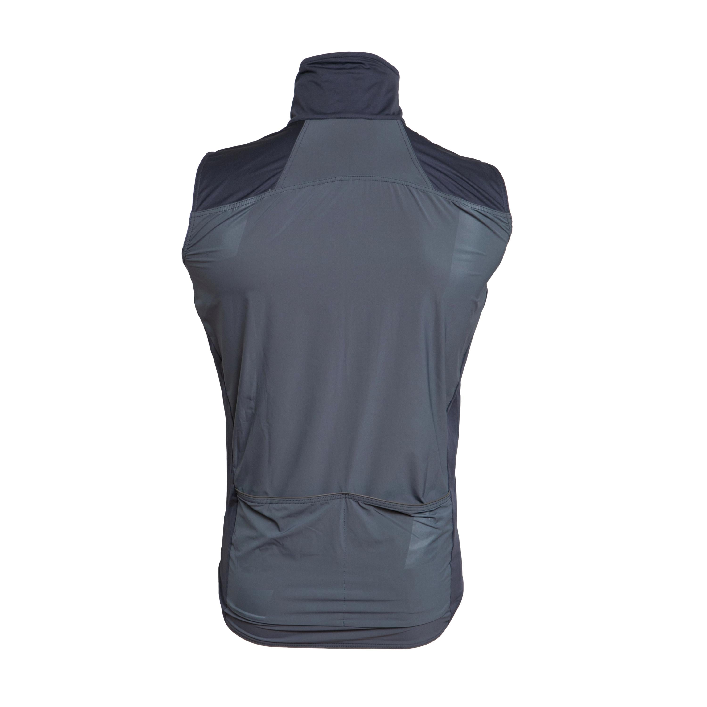 Colete Masculino Ciclismo Castelli Event Waterproof Azul Escuro - Tamanho 41