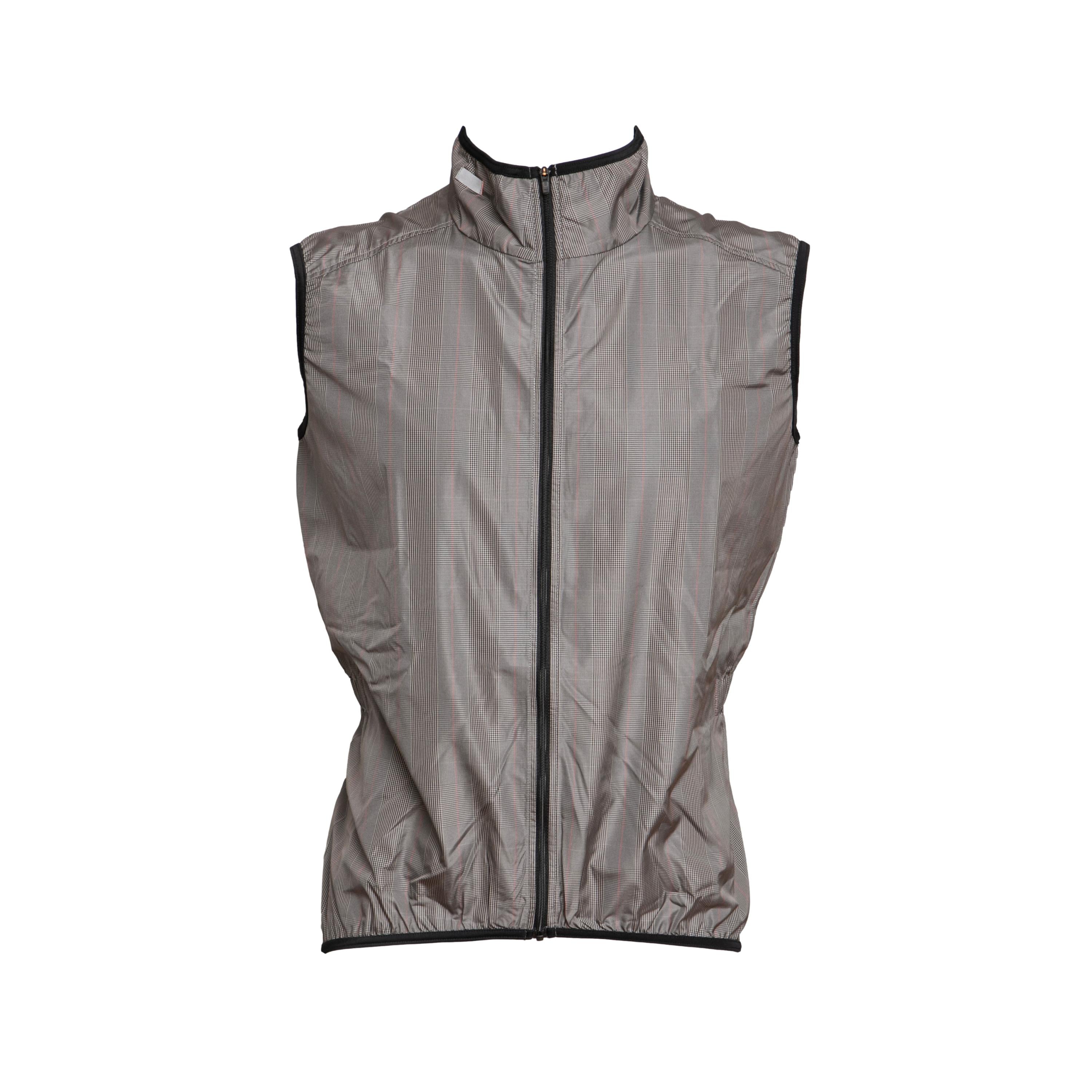 Colete Masculino Ciclismo Cafe Du Cycliste Cinza Xadrez - Tamanho M