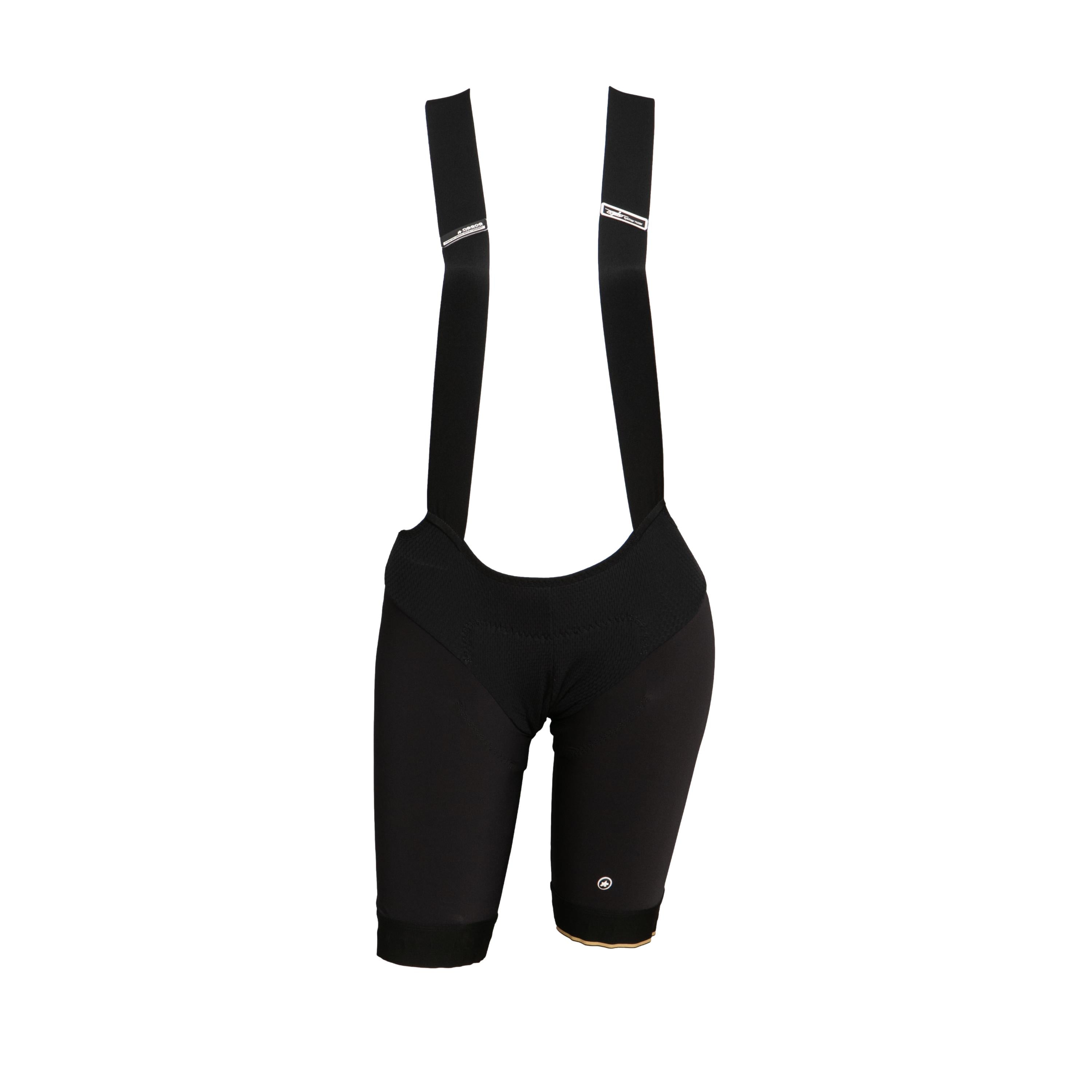 Macacão Bretelle Masculino Ciclismo Assos Zegho Preto/Rosa - Tamanho L