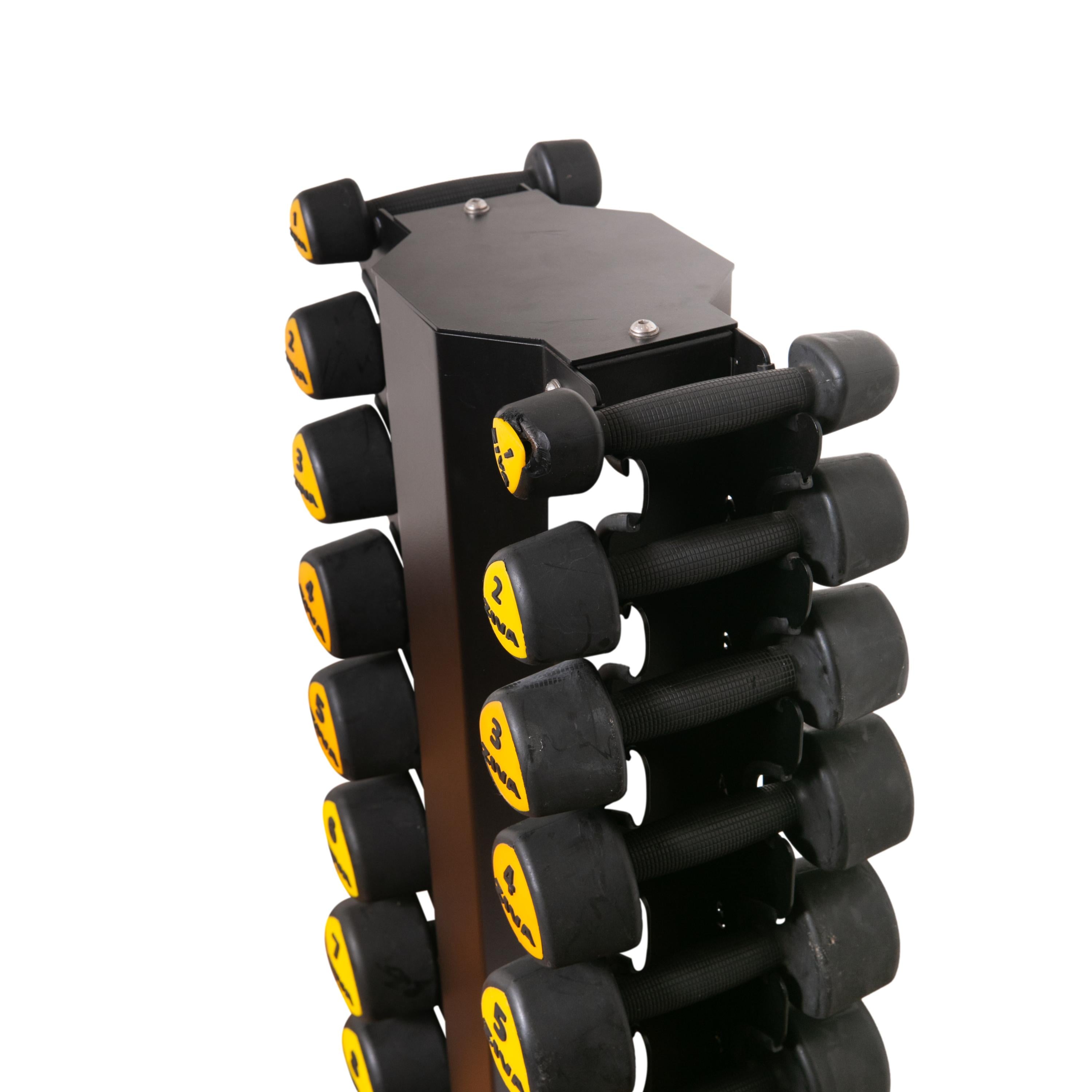 Rack Roppe Com Halteres Tribell PU ZVO 3.1 Amarelos Ziva