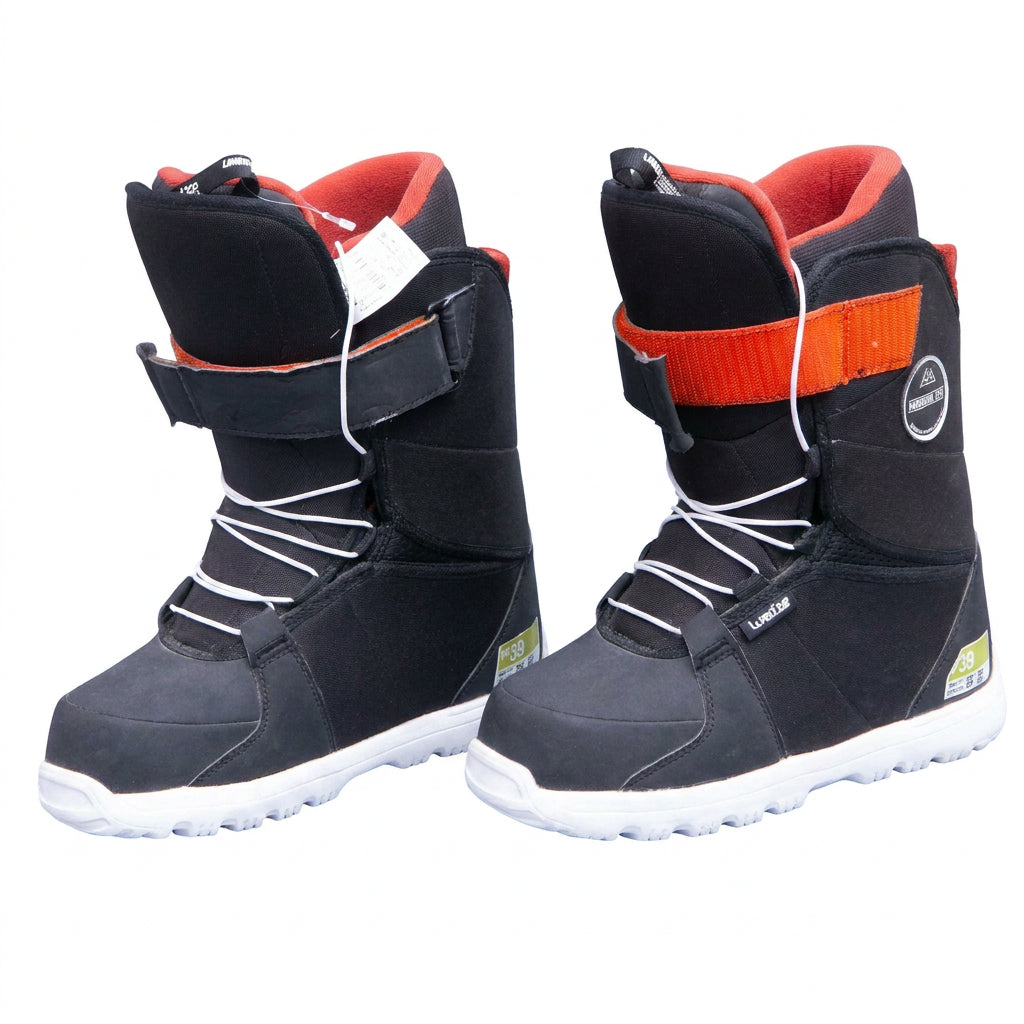 Bota Snowboard Wedze Decathlon Foraker 300 Preta - Tamanho 38 BR
