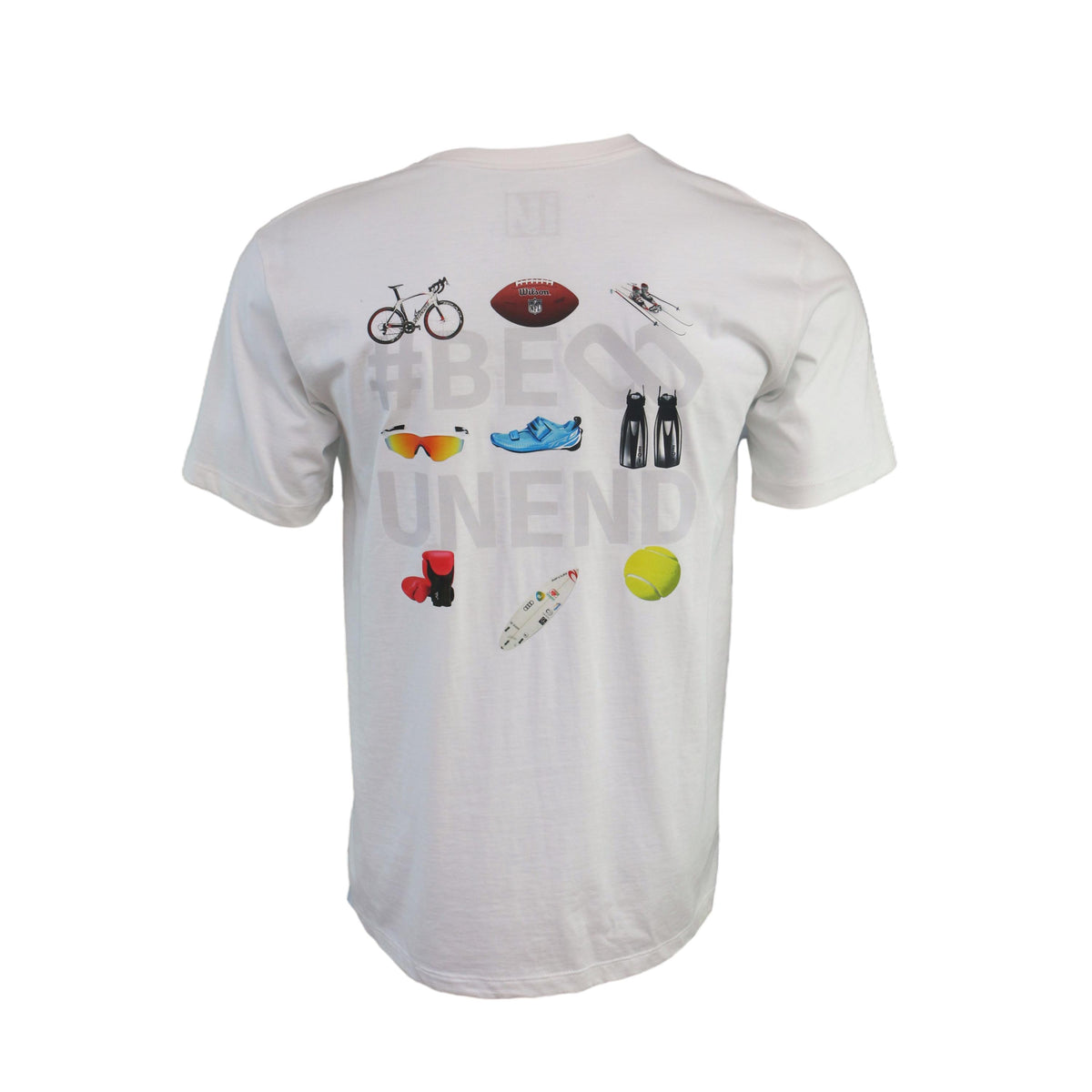 Camiseta UNEND Products Multiesportiva Branca (Multi-Estampas) - Tamanho G
