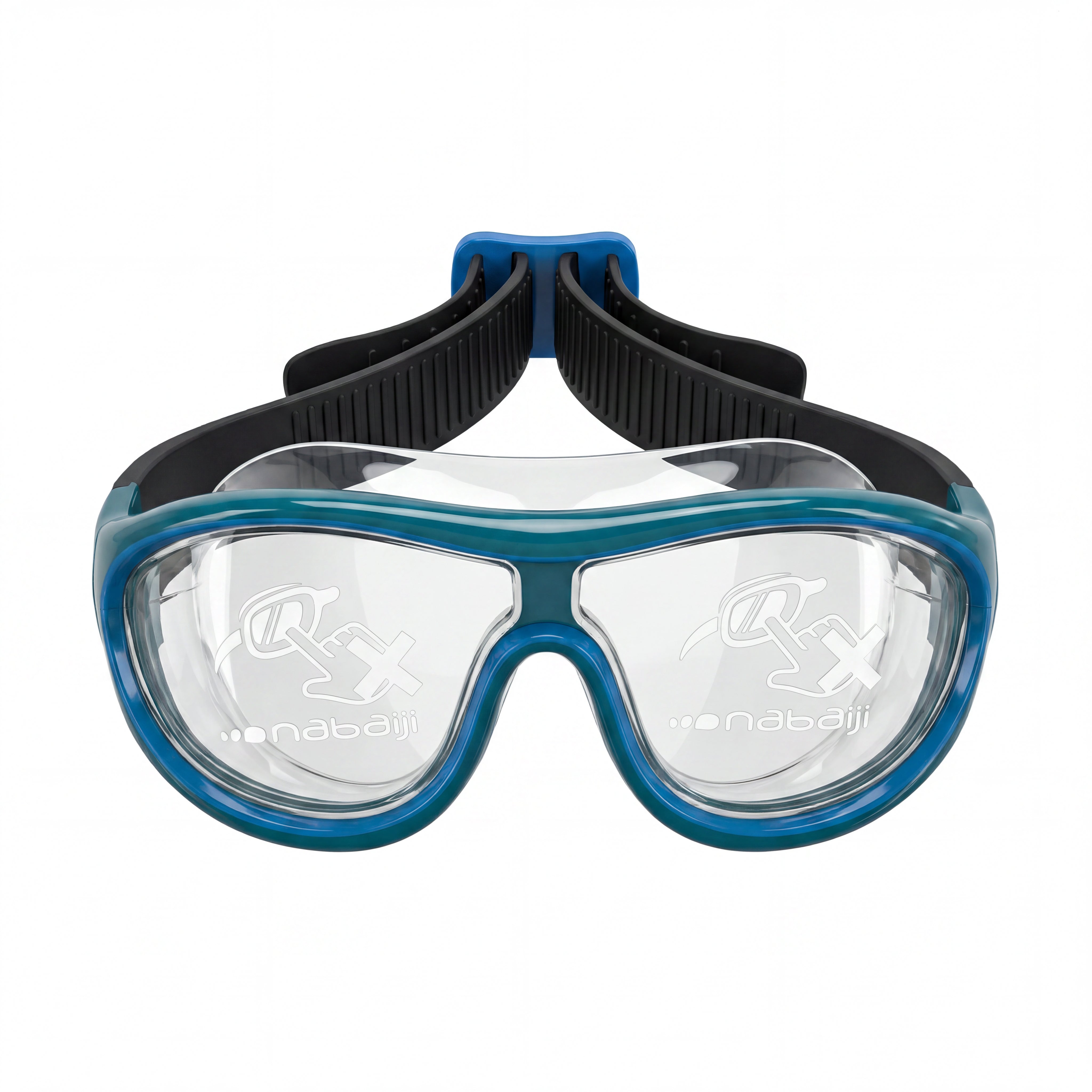 Máscara de Mergulho Infantil Natação Nabaiji (Decathlon) Preto, Verde e Azul