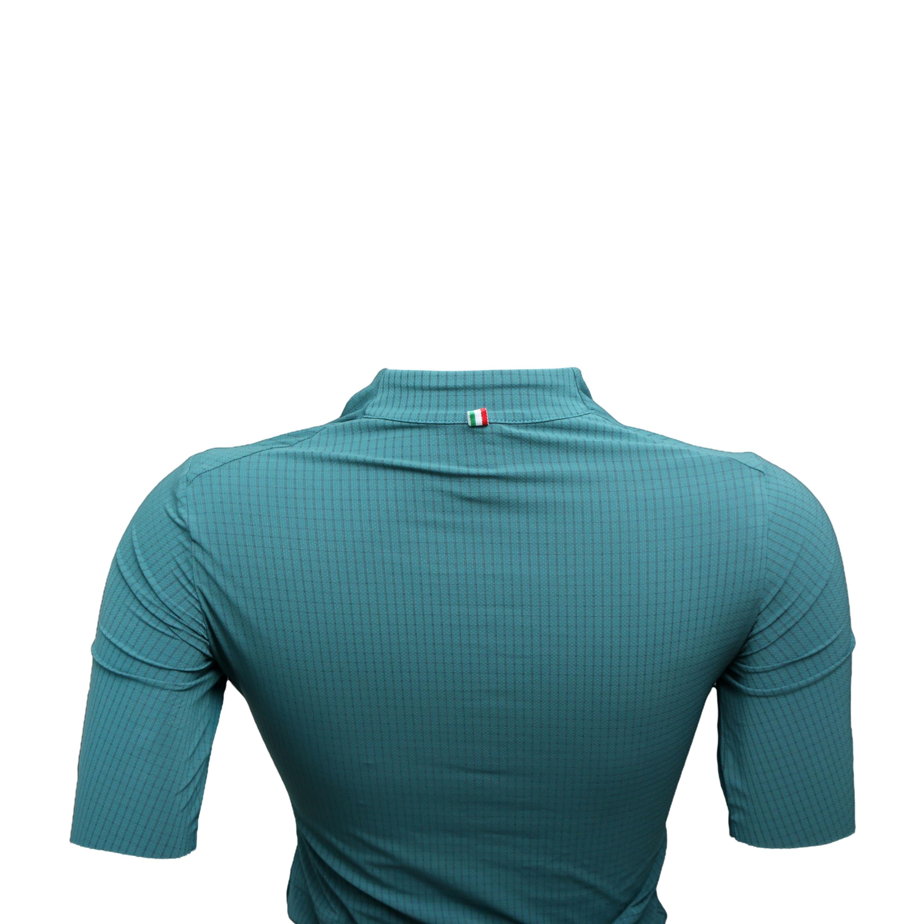 Jersey Feminina Q36.5 Grid Skin Verde Petróleo - Tamanho S