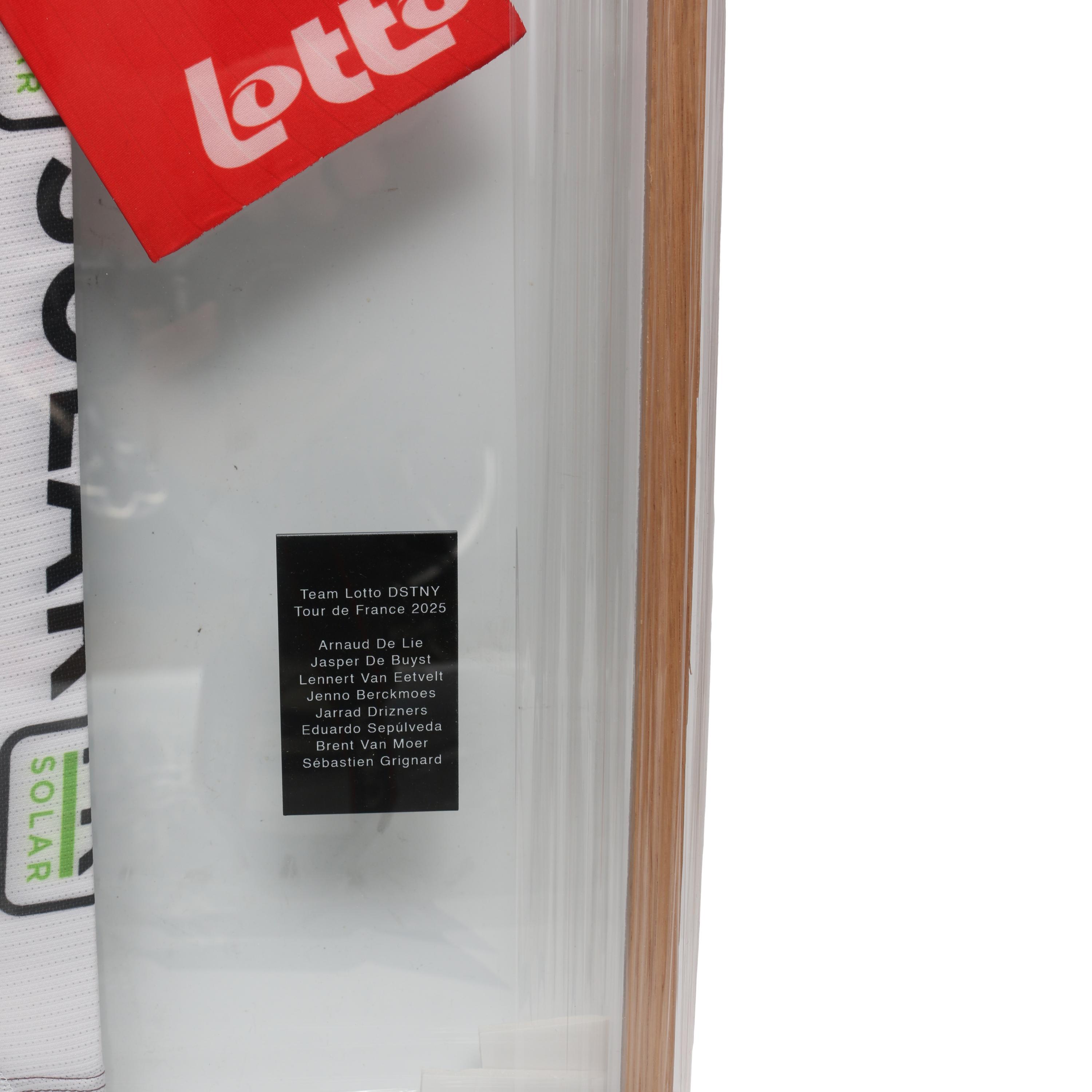 Quadro Camiseta Emoldurada Team Lotto Vermelho - Tamanho Único